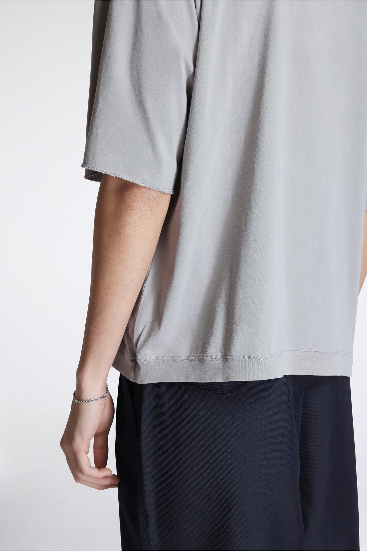 Ooal Pocket Tee Light Gray