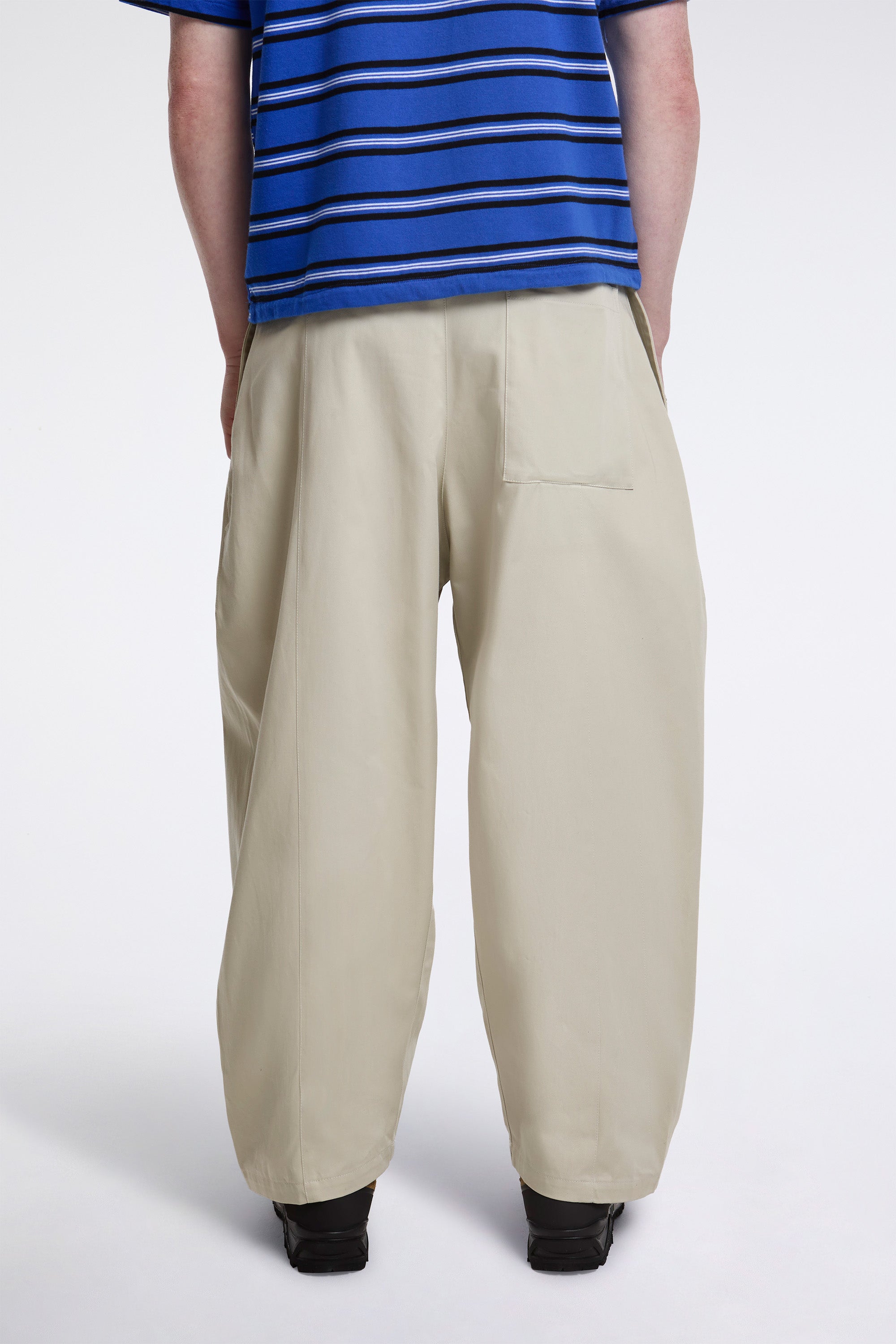Sage Nation Box Pleat Trouser Ivory | HAVN