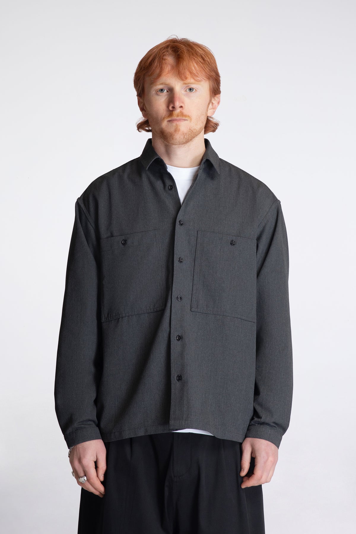 Grange Shirt Mid Grey
