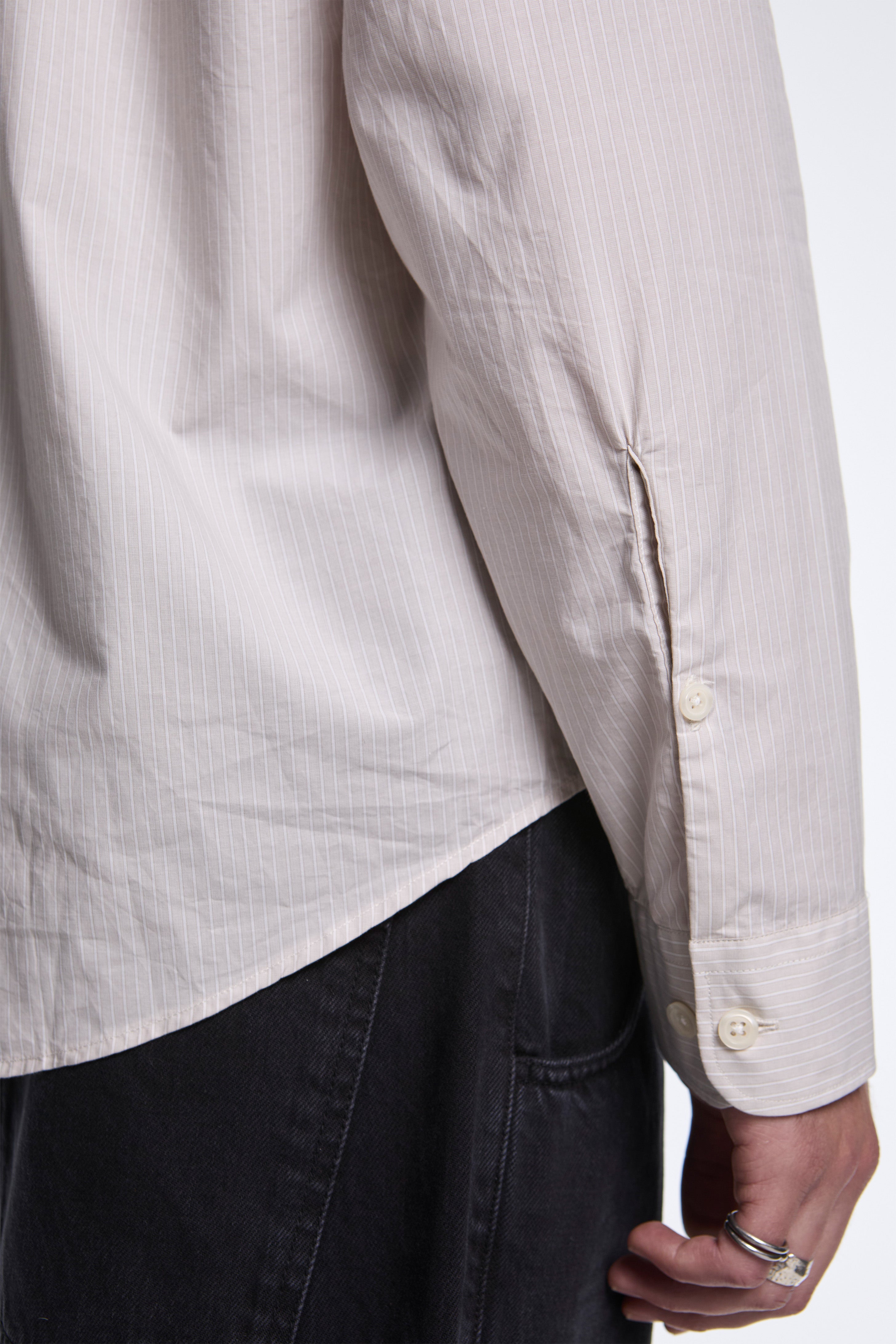 Exact Shirt Pale Office Stripe