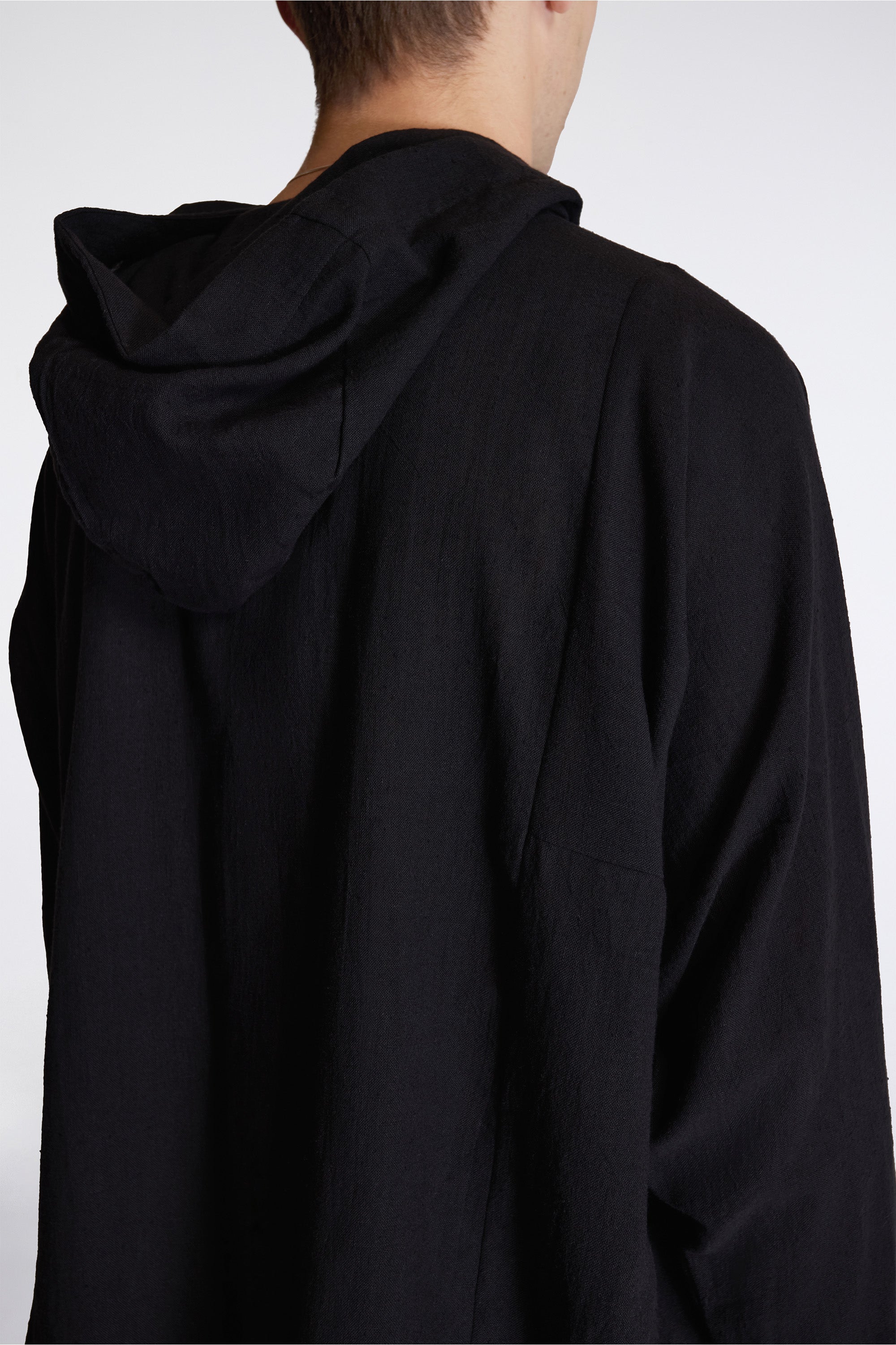 Fisherman Hoodie Black