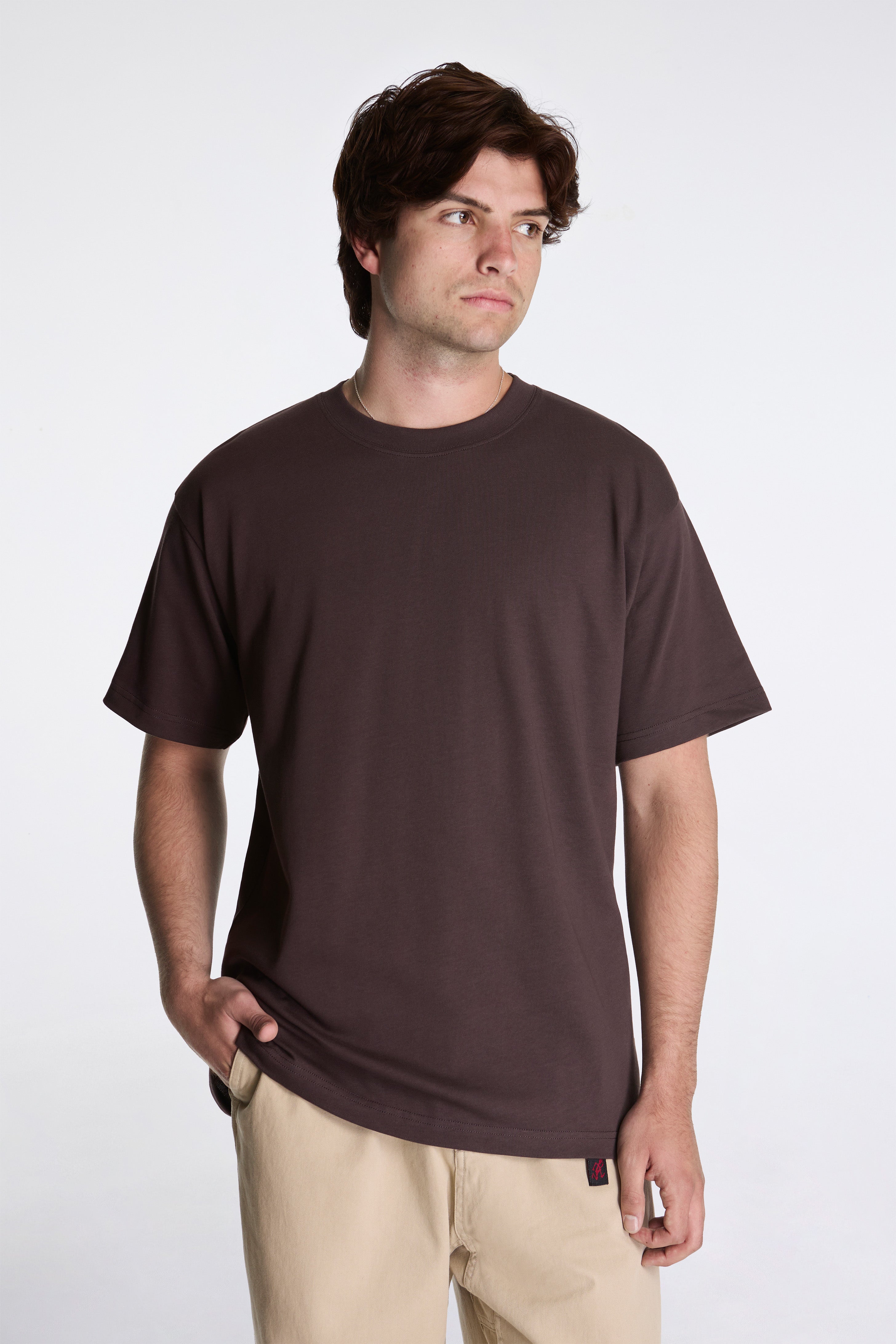 Norse Standard Heavy Loose T-shirt Seal Brown