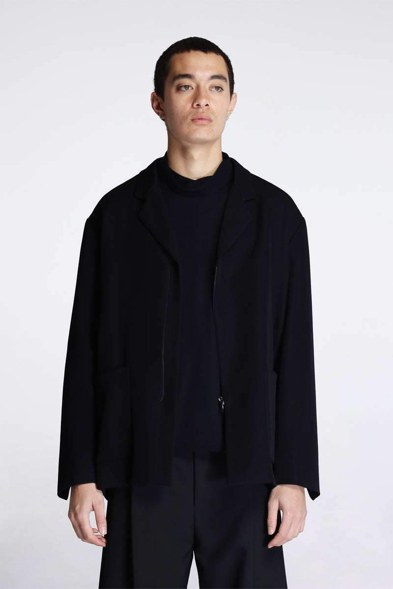 Votive Zip Blazer Jet Black
