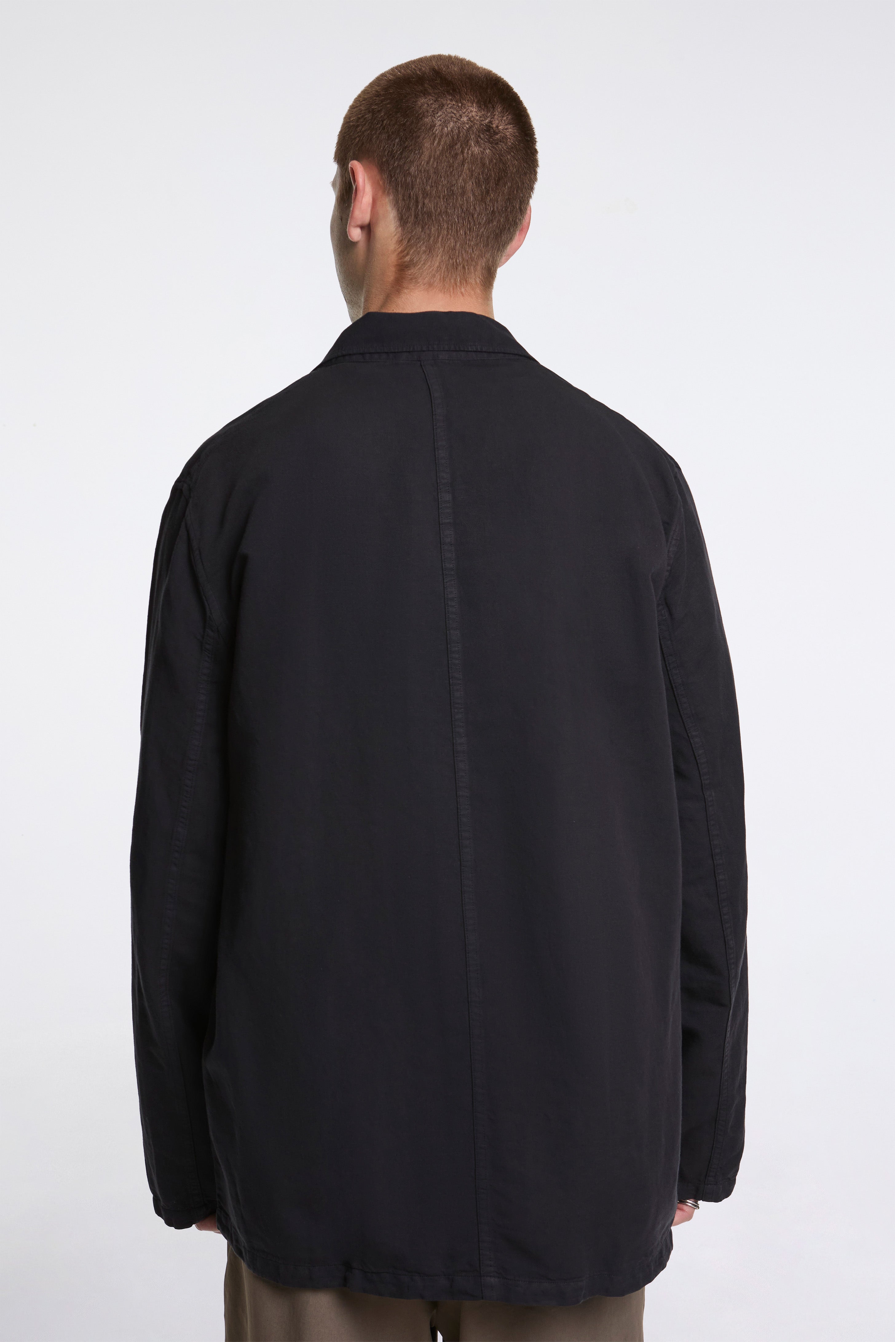 Marne GD Linen Jacket Black Grape