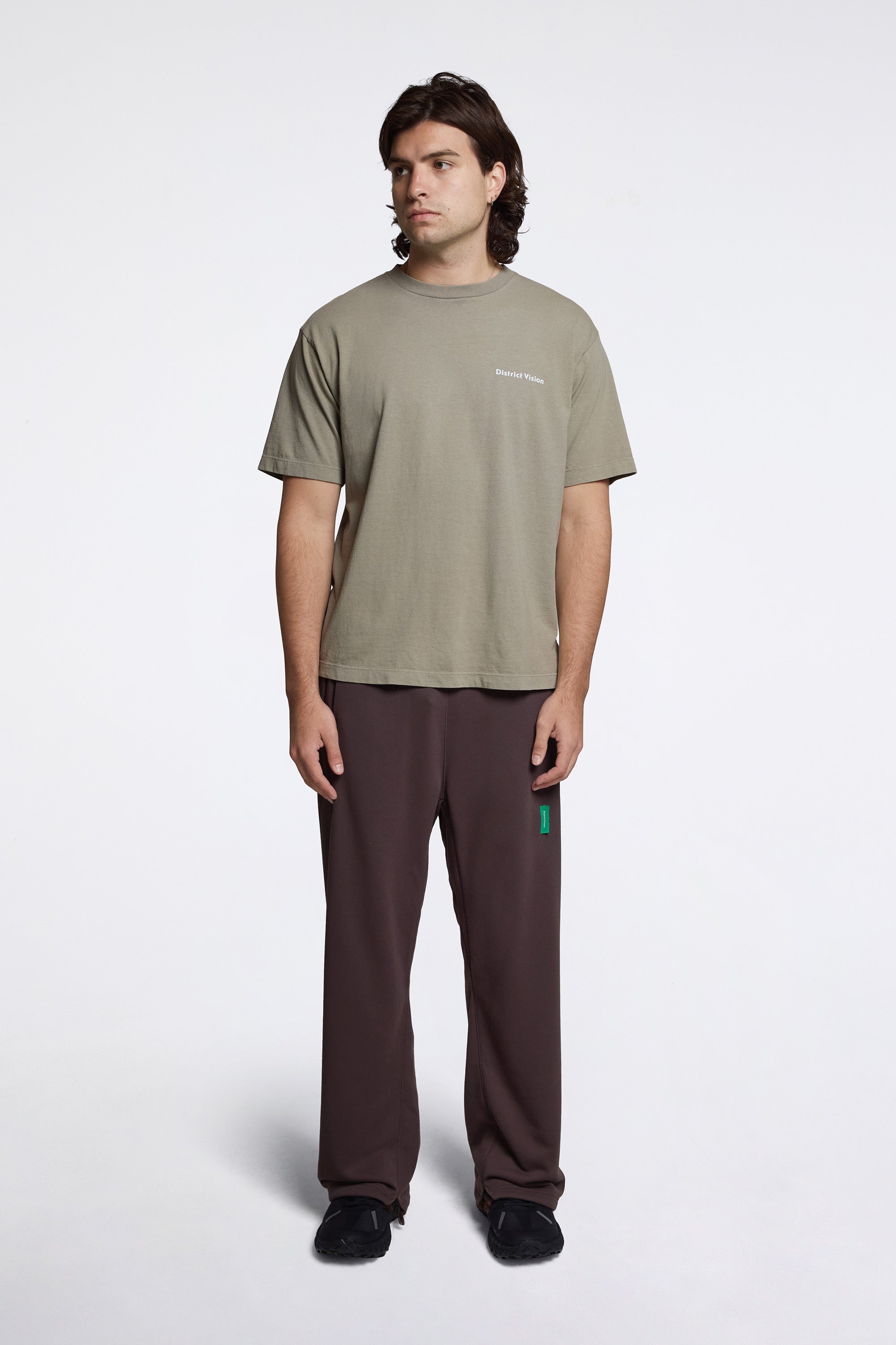 California Cotton Tee Arrow Eye Warm Grey