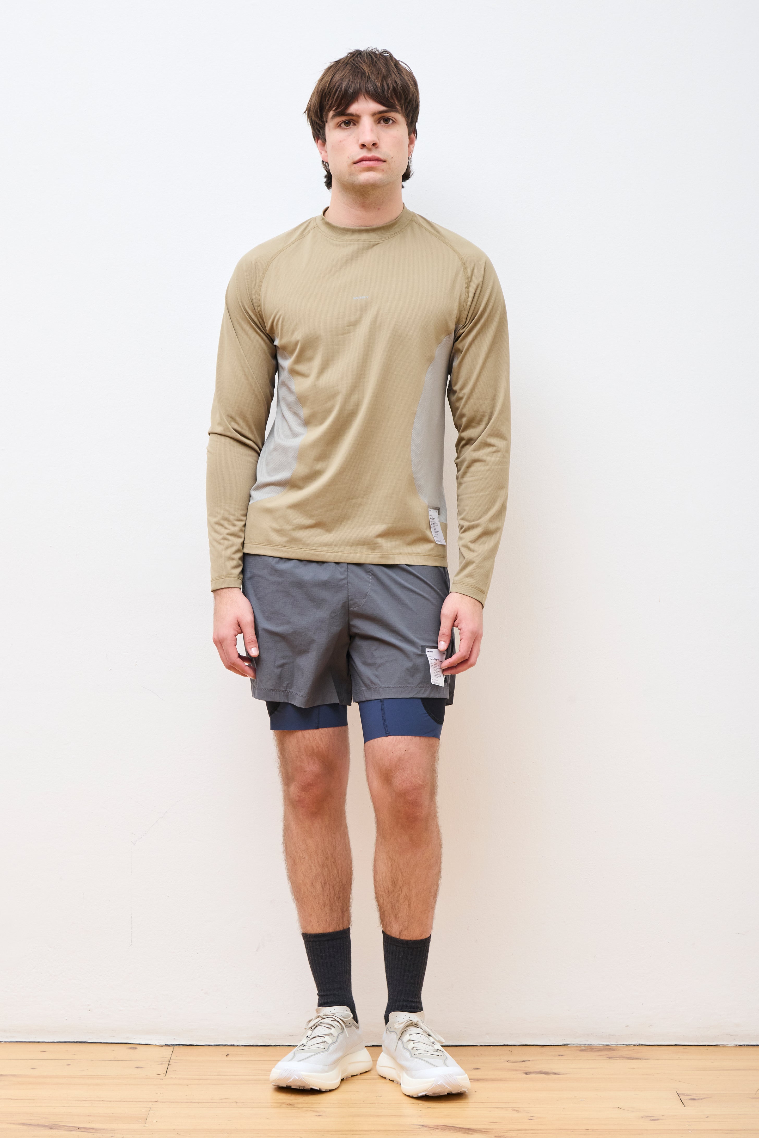 AuraLite Tech Long Tee Army Green