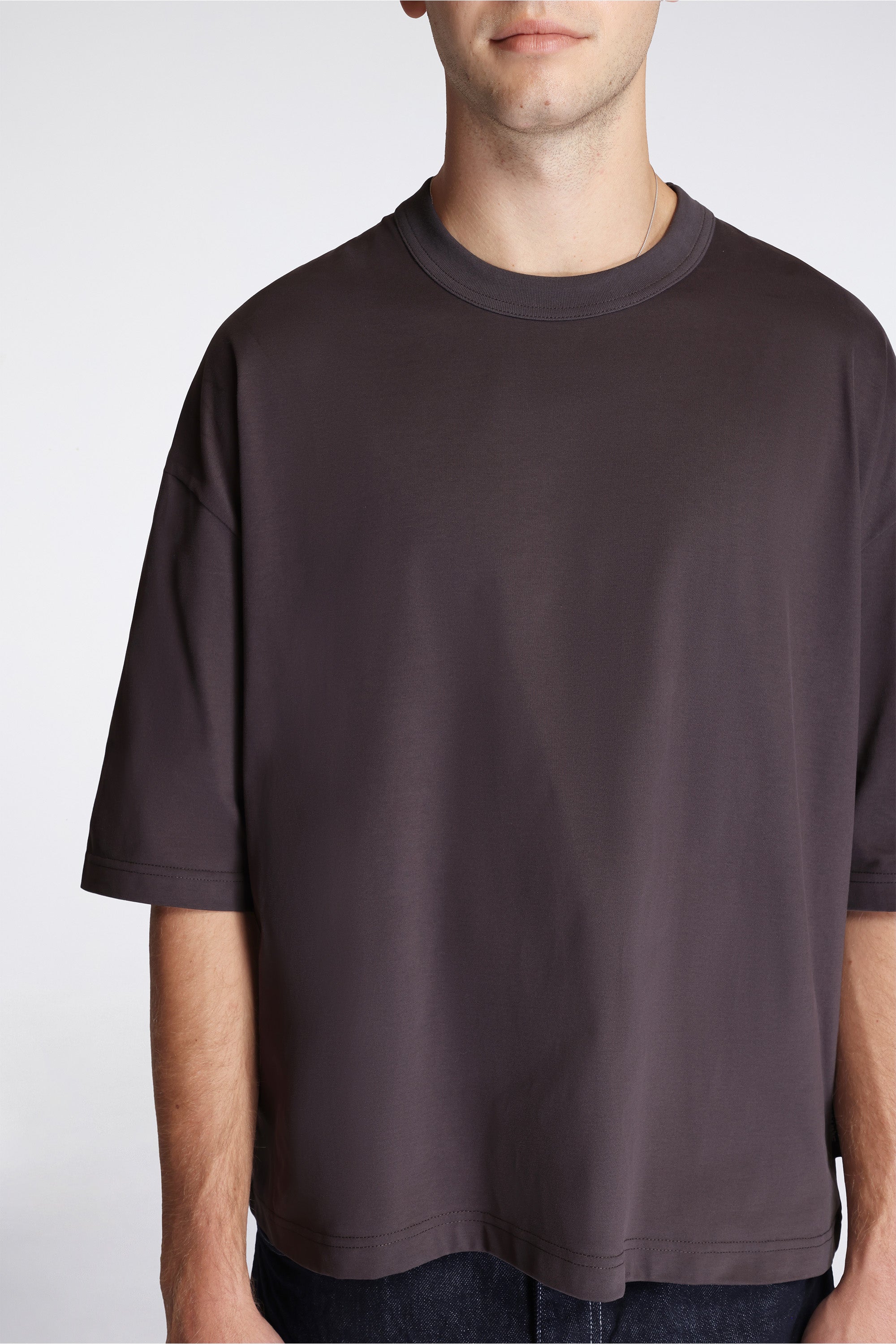 Loose Cotton T-Shirt Mocha
