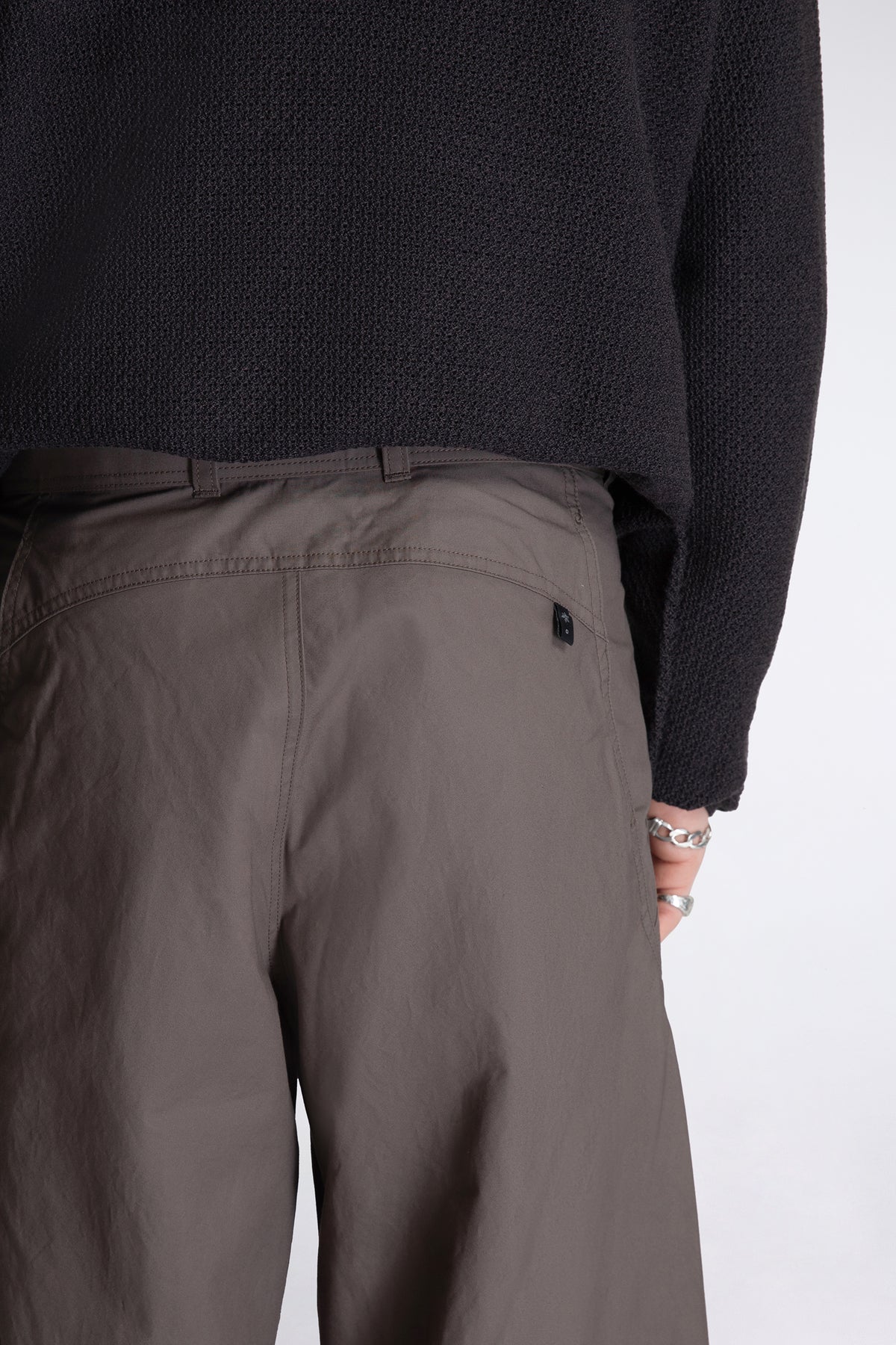 High Density Cotton Helicoid Pants Falcon