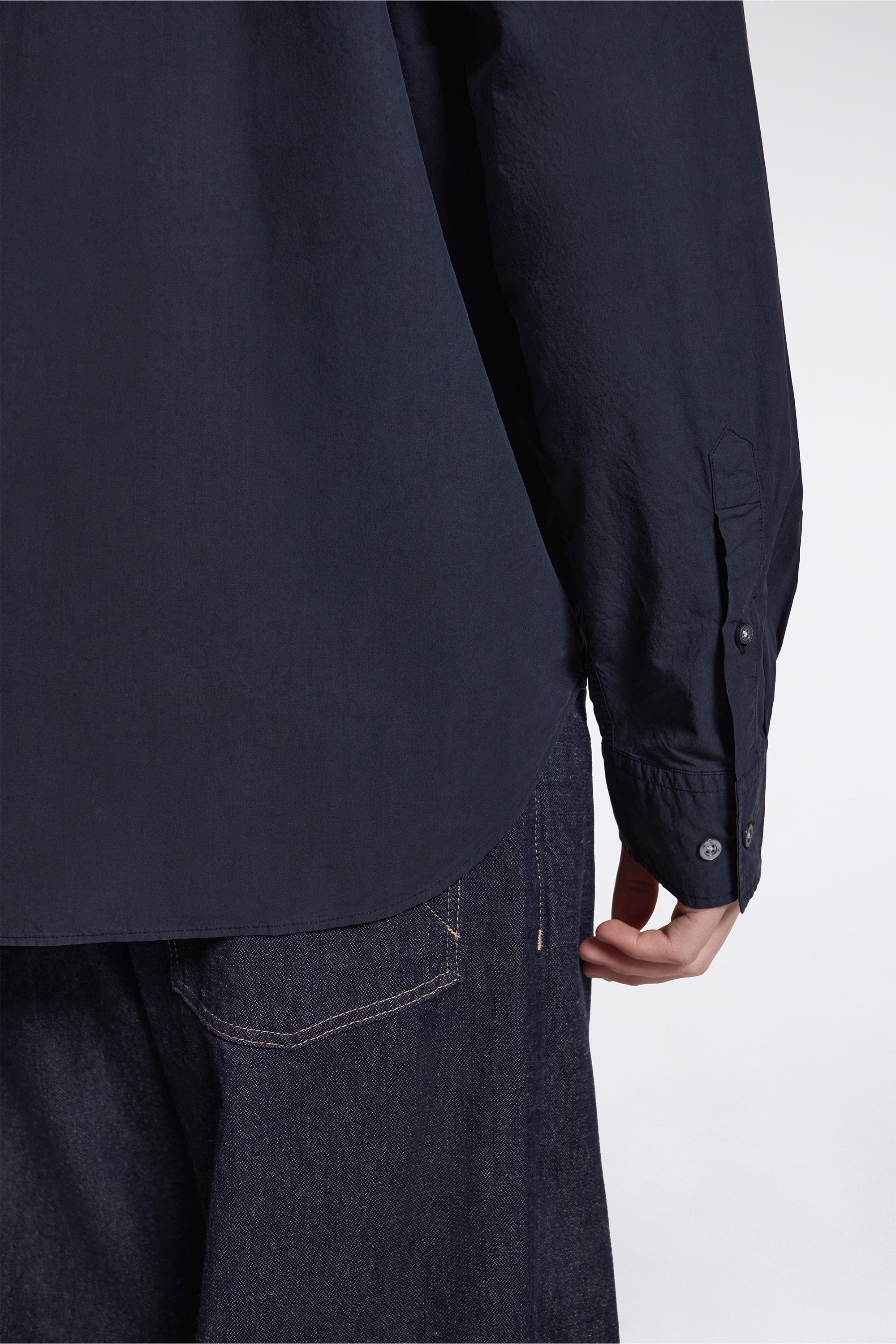 Falster Tencel Oversize Shirt Dark Navy