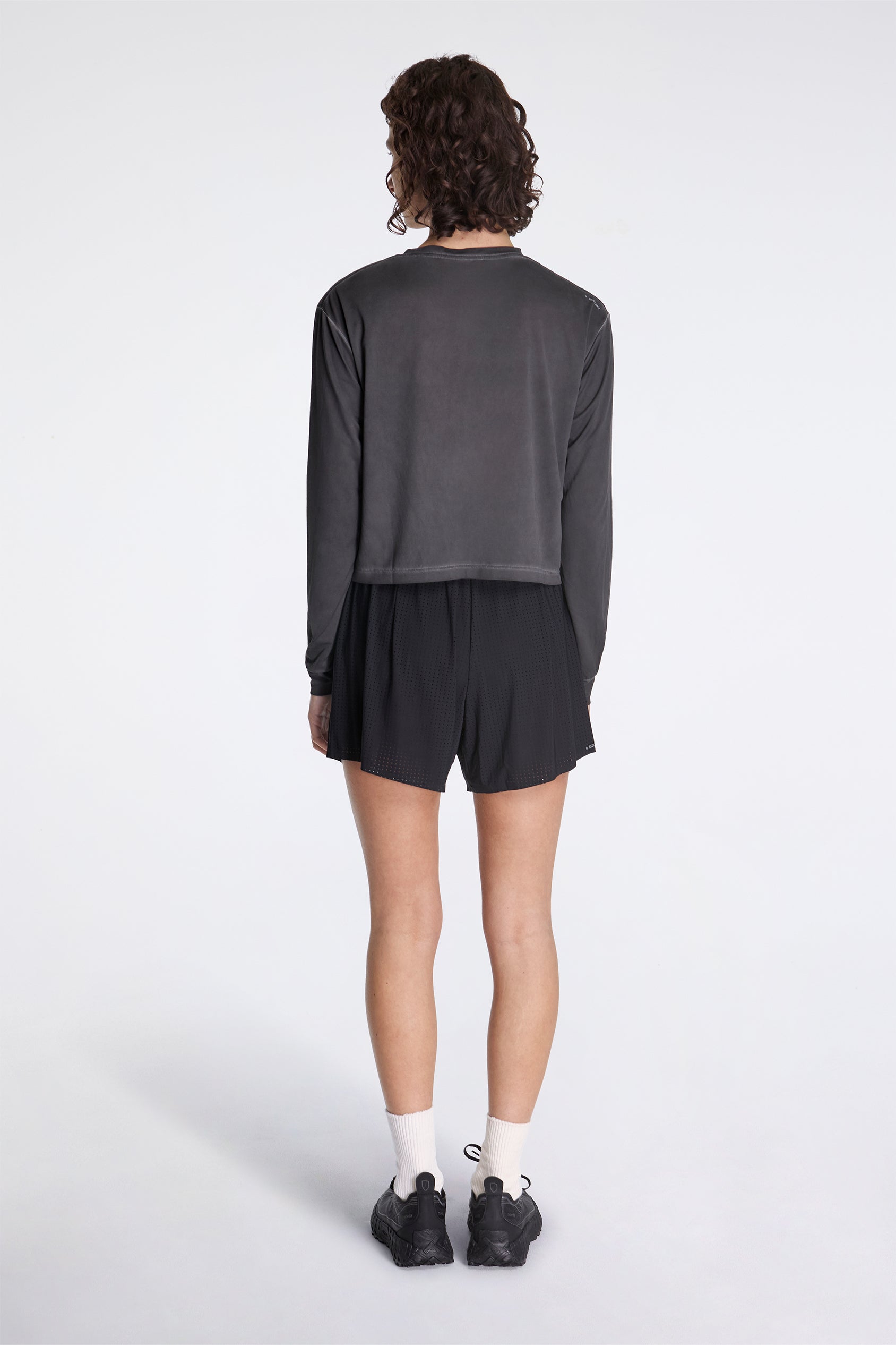 Women's Auralite Long Tee Pigment Black