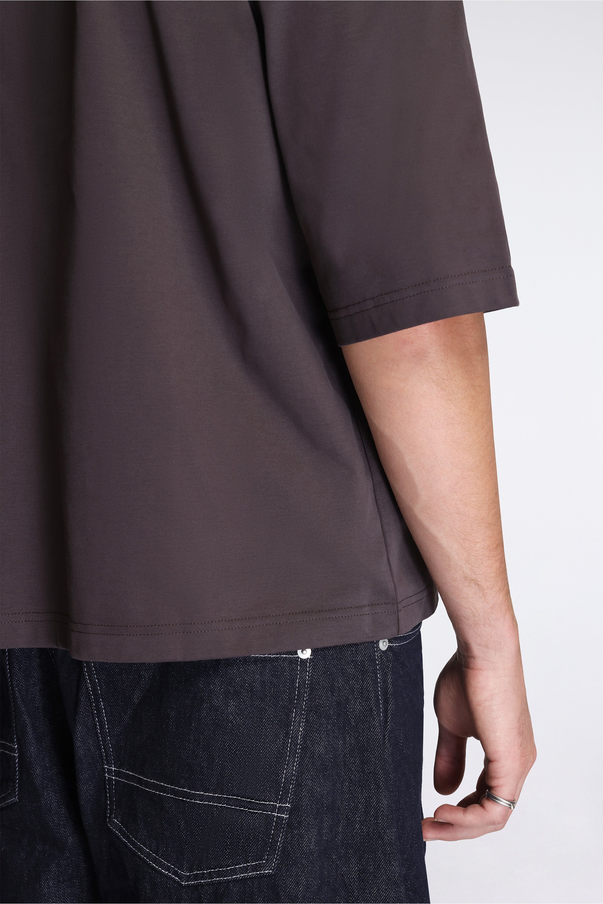 Loose Cotton T-Shirt Mocha