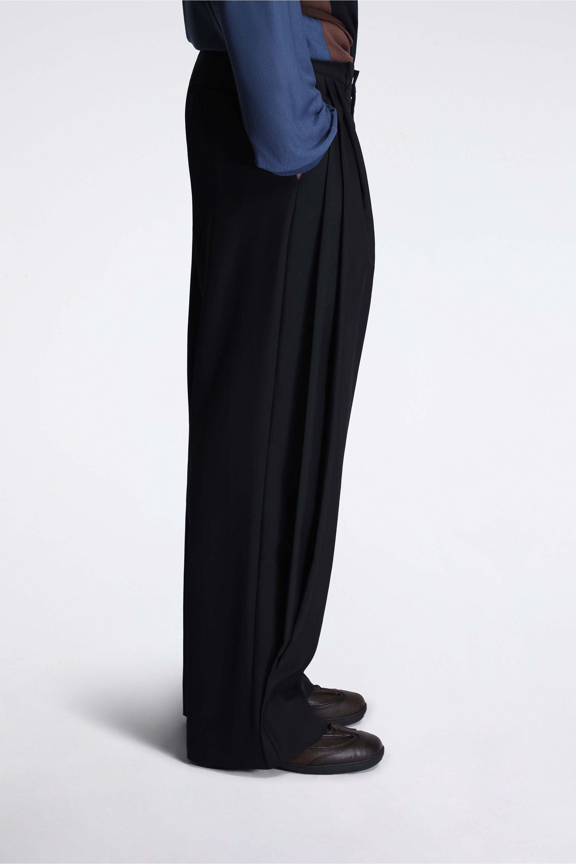 Vaals Tailored Trousers Space Black