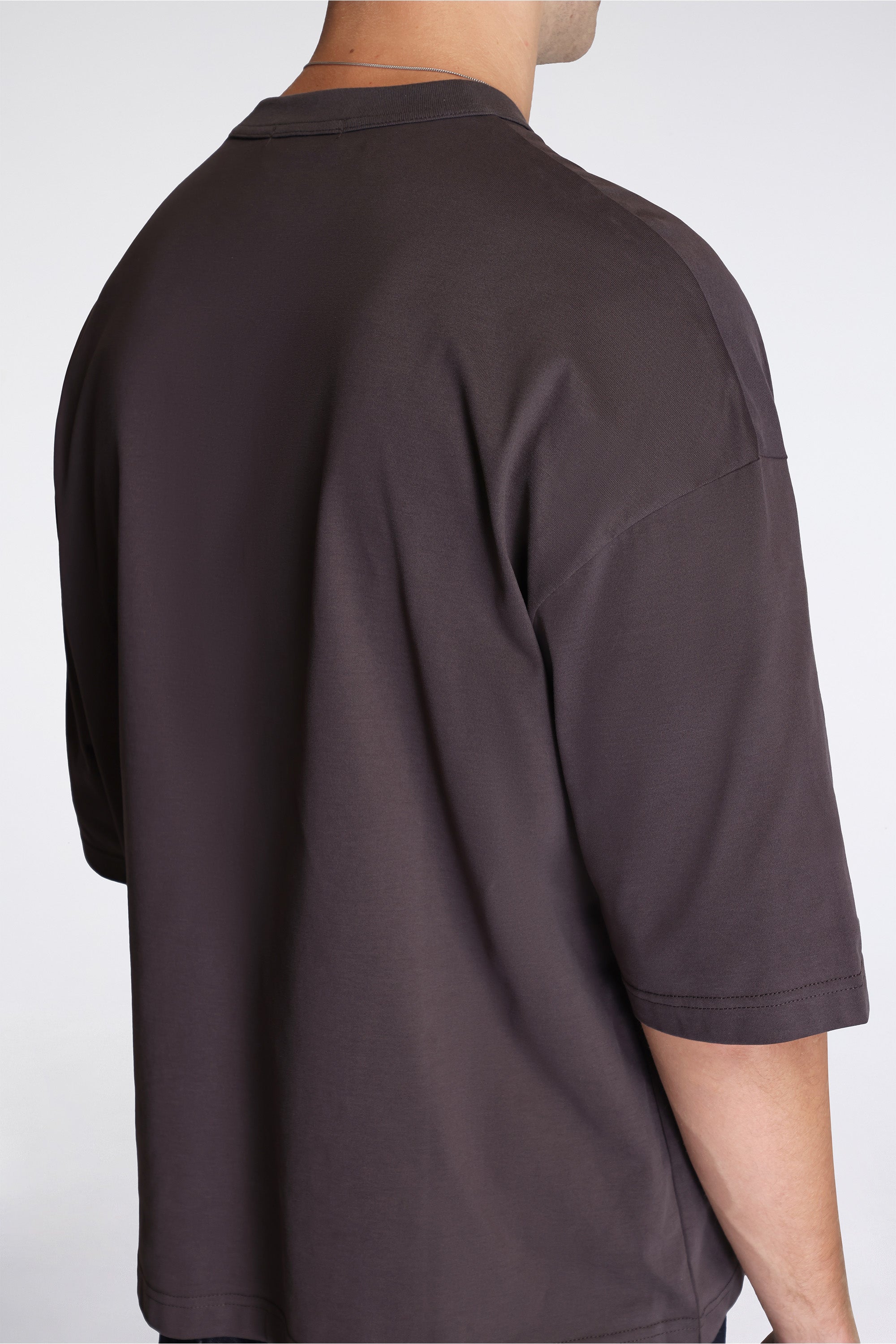 Loose Cotton T-Shirt Mocha