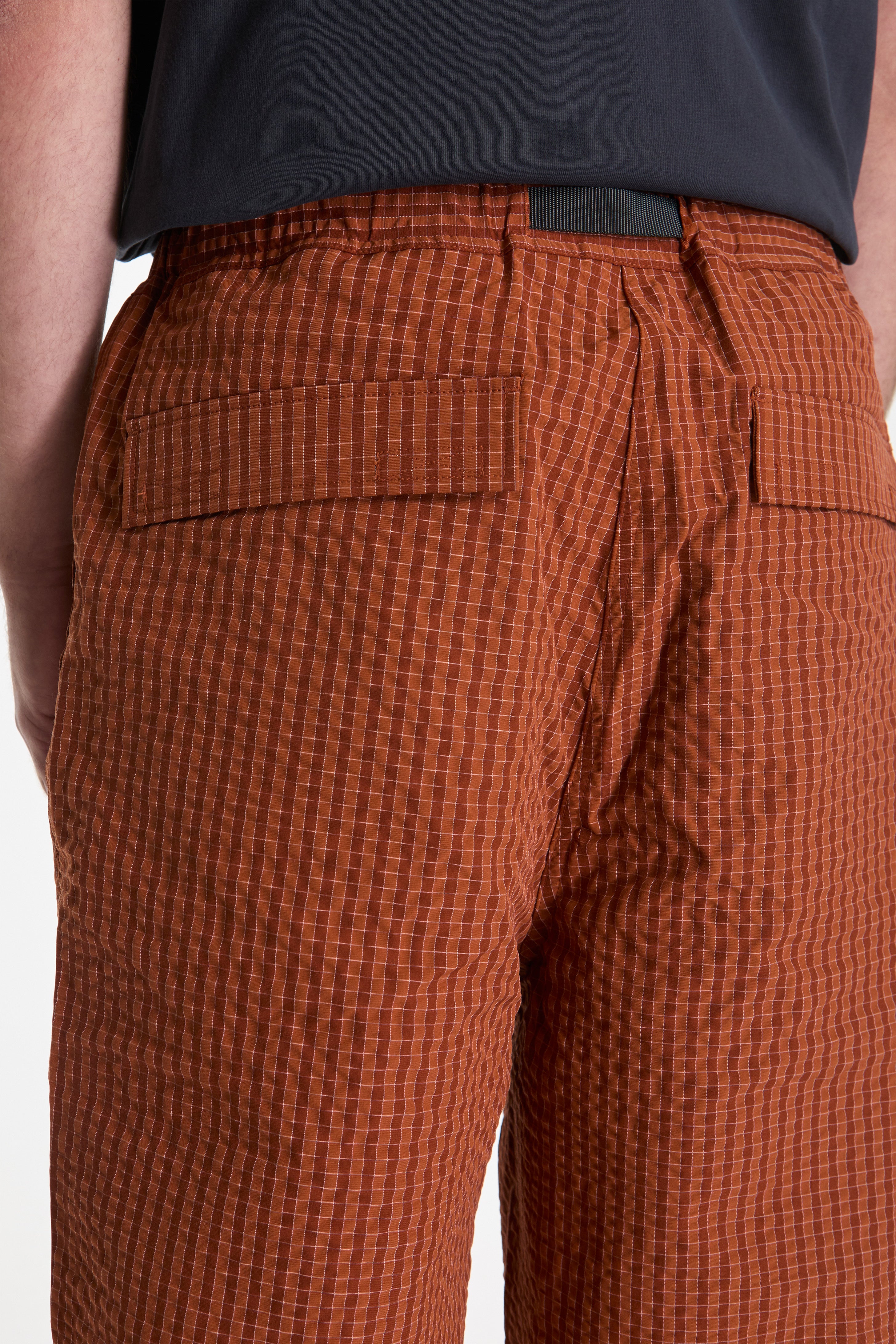Northside Plaid Pant Brick
