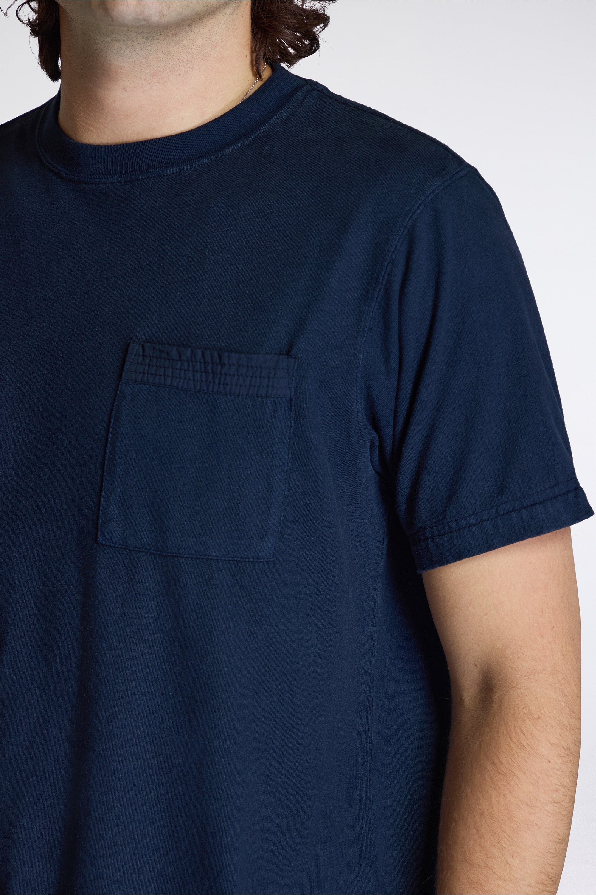 Cotton Hemp S/S T-Shirt Navy