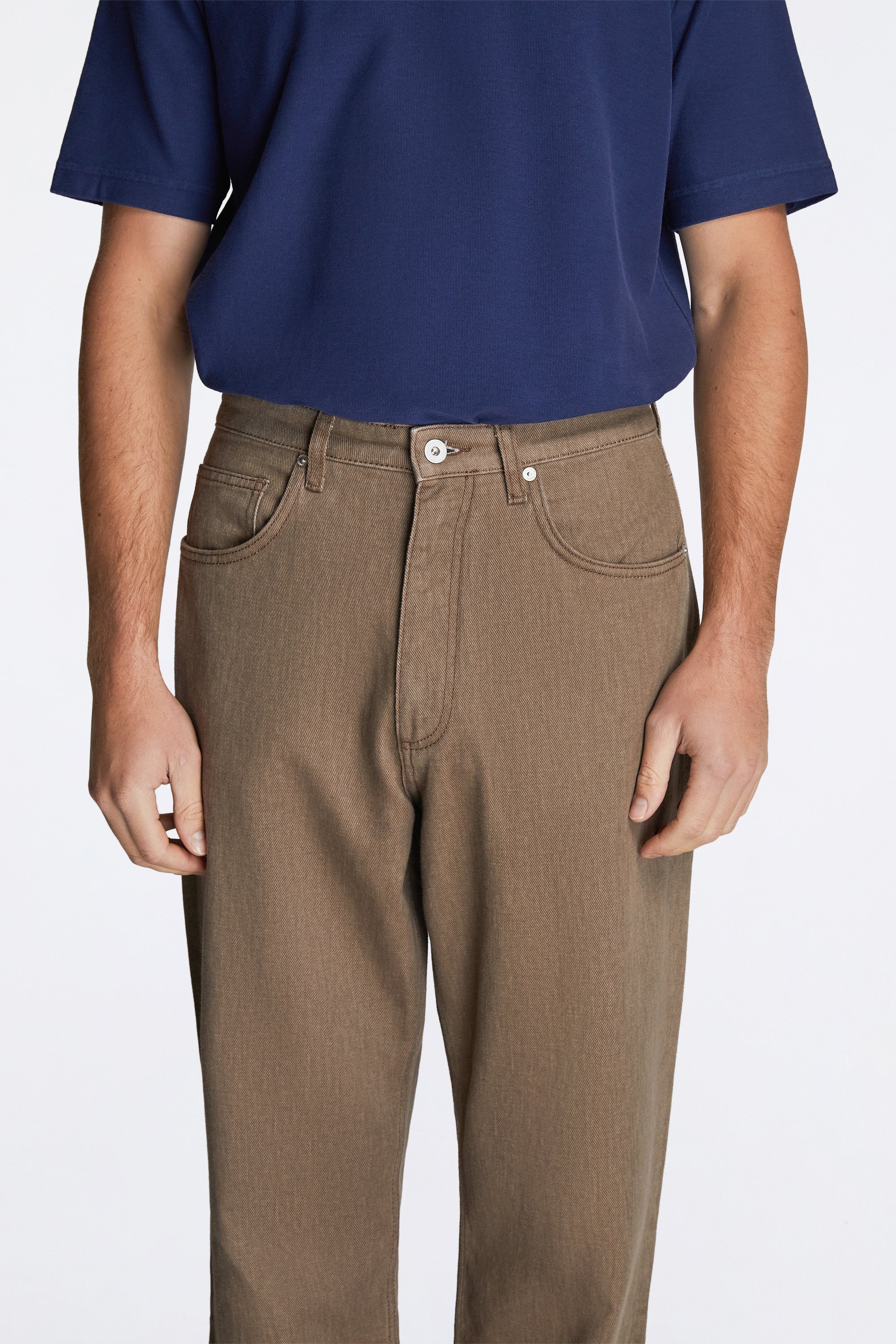 Korshavn Relaxed 5 Pocket Resist Dyed Twill Walnut