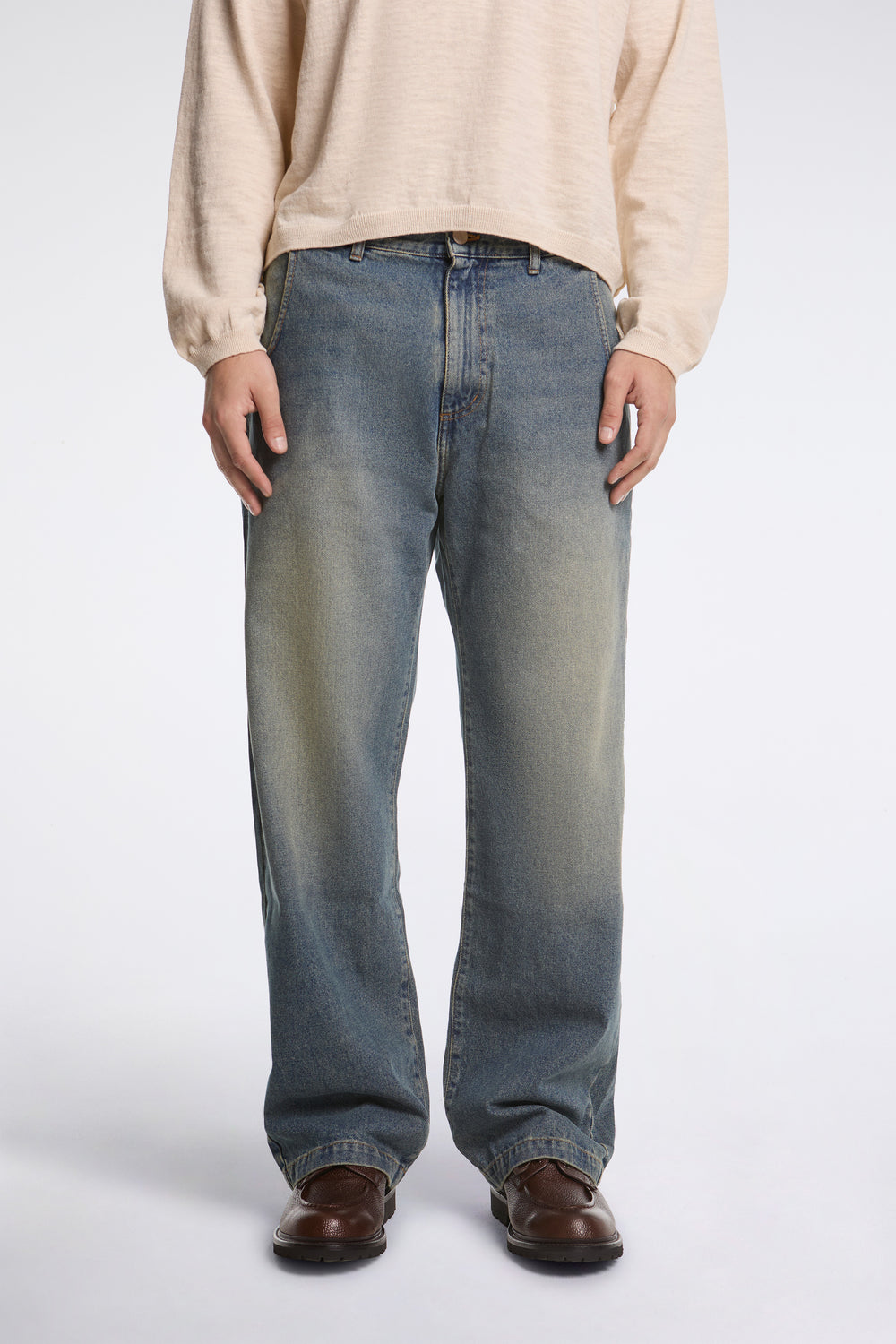 mfpen Straight Cut Jeans Vintage Blue | HAVN