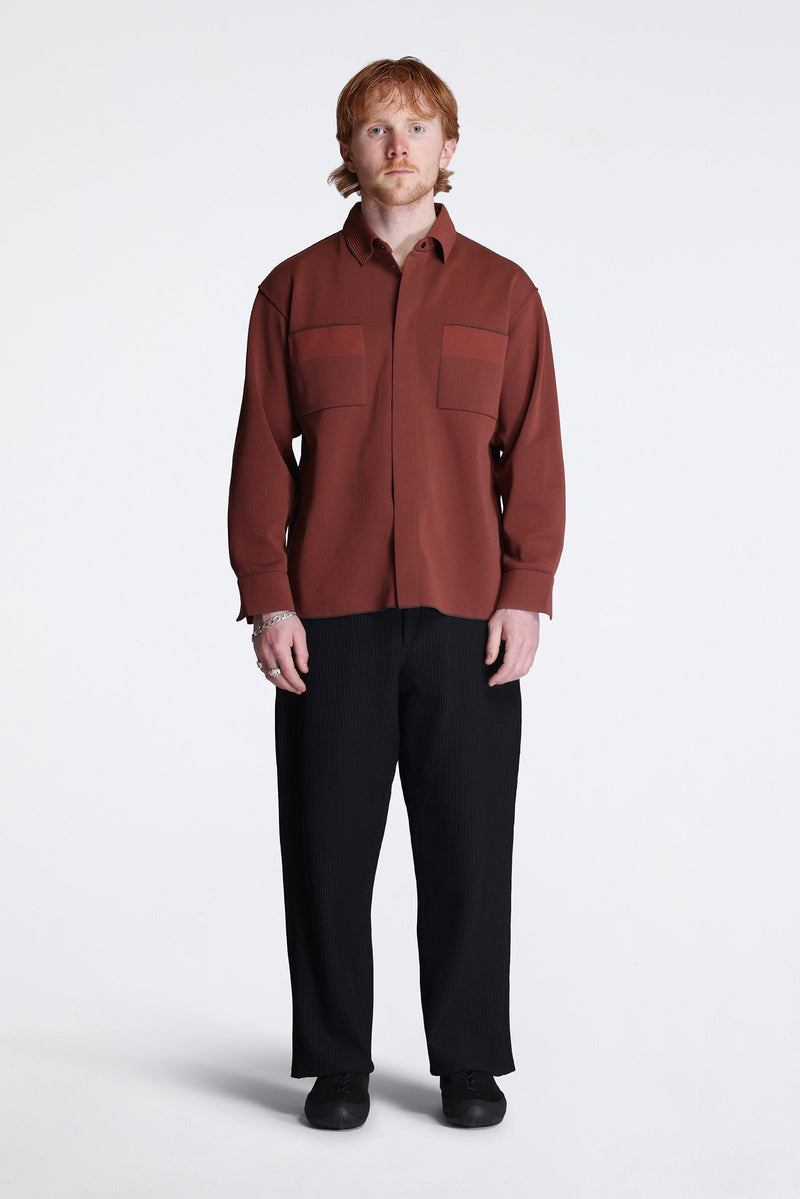 Soft Hypha Tapered Curved Pants Black