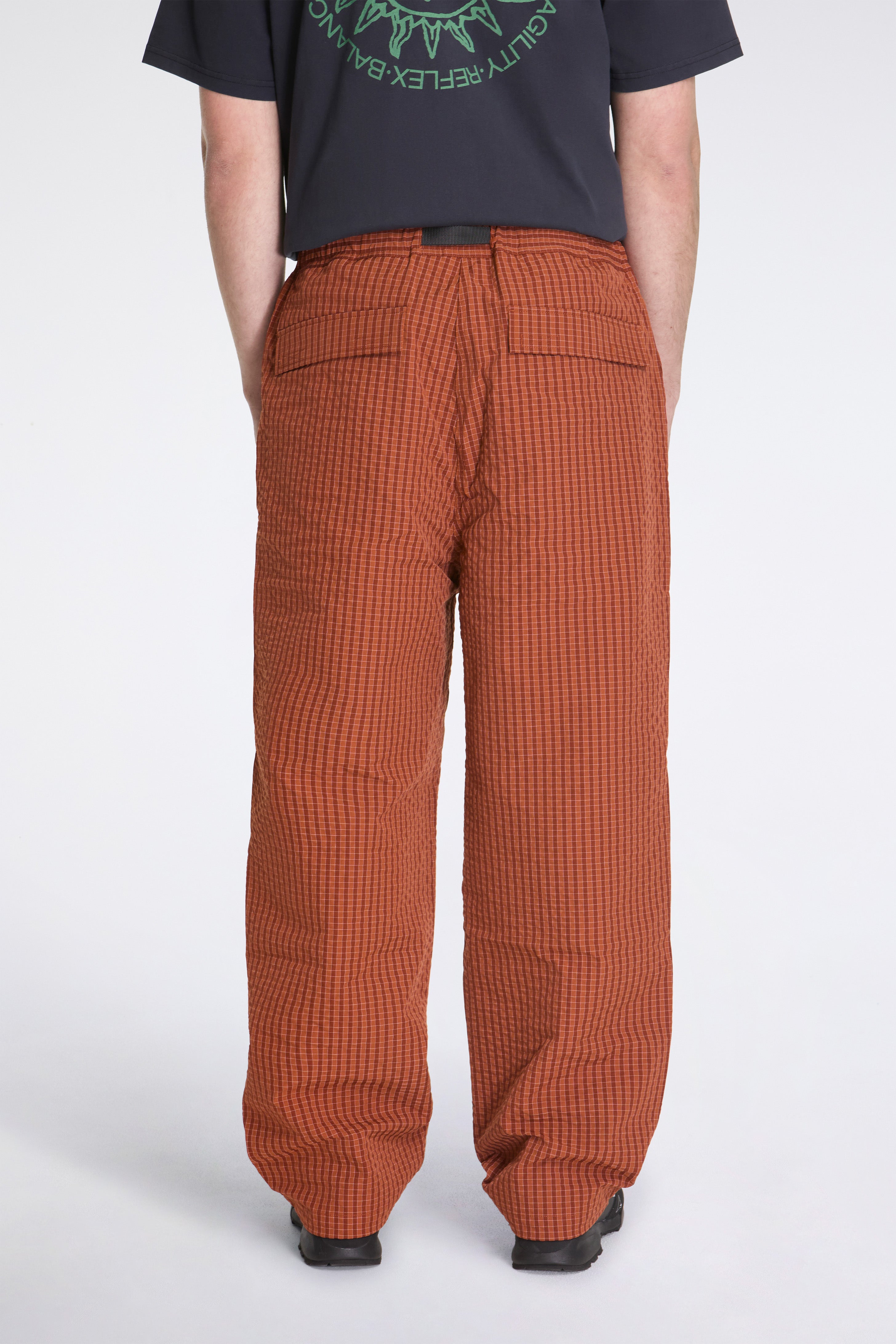 Northside Plaid Pant Brick