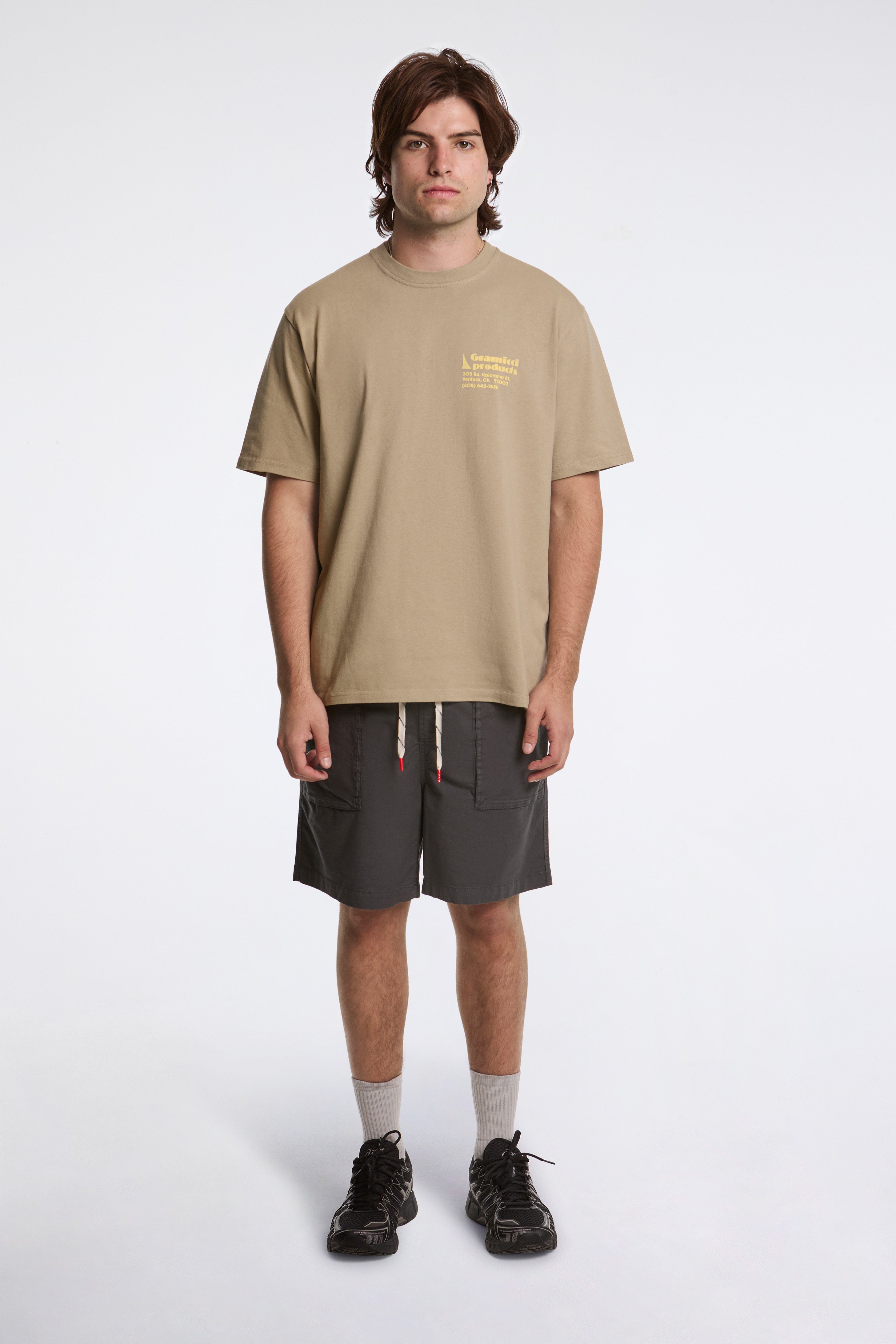 Dirt Desert Shorts Mens Asphalt