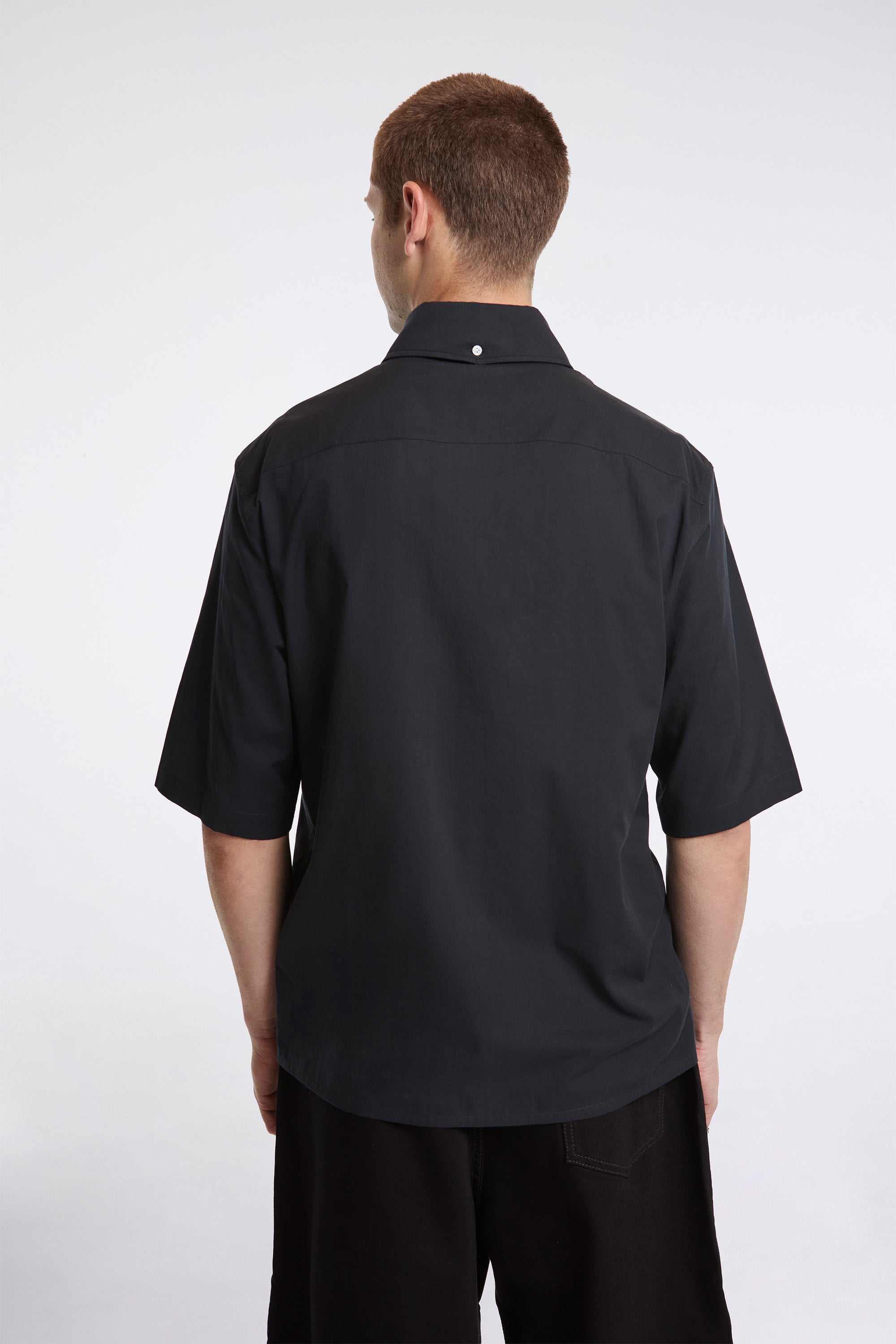 Short Sleeve Shirt Squid Ink