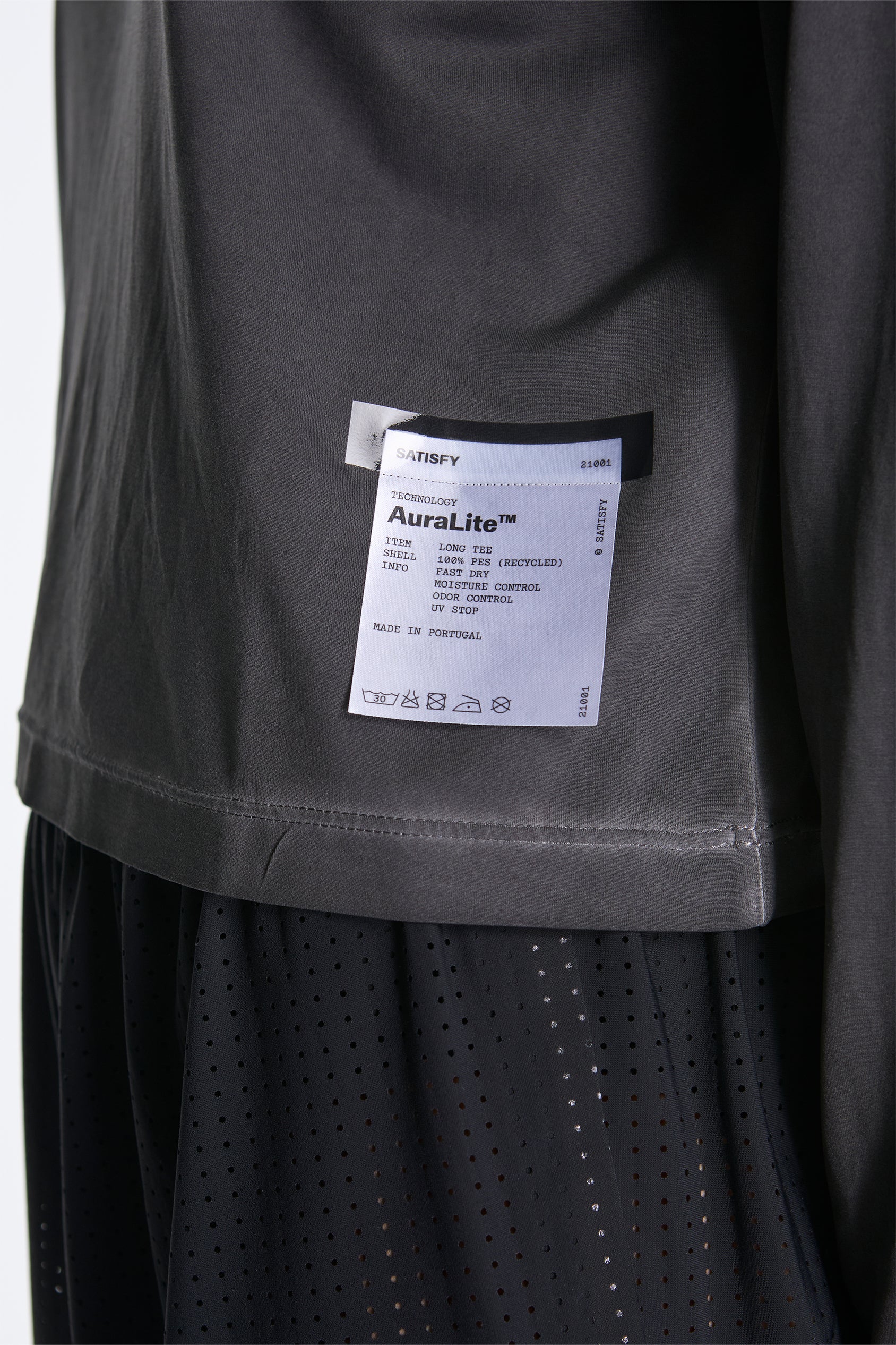 Women's Auralite Long Tee Pigment Black