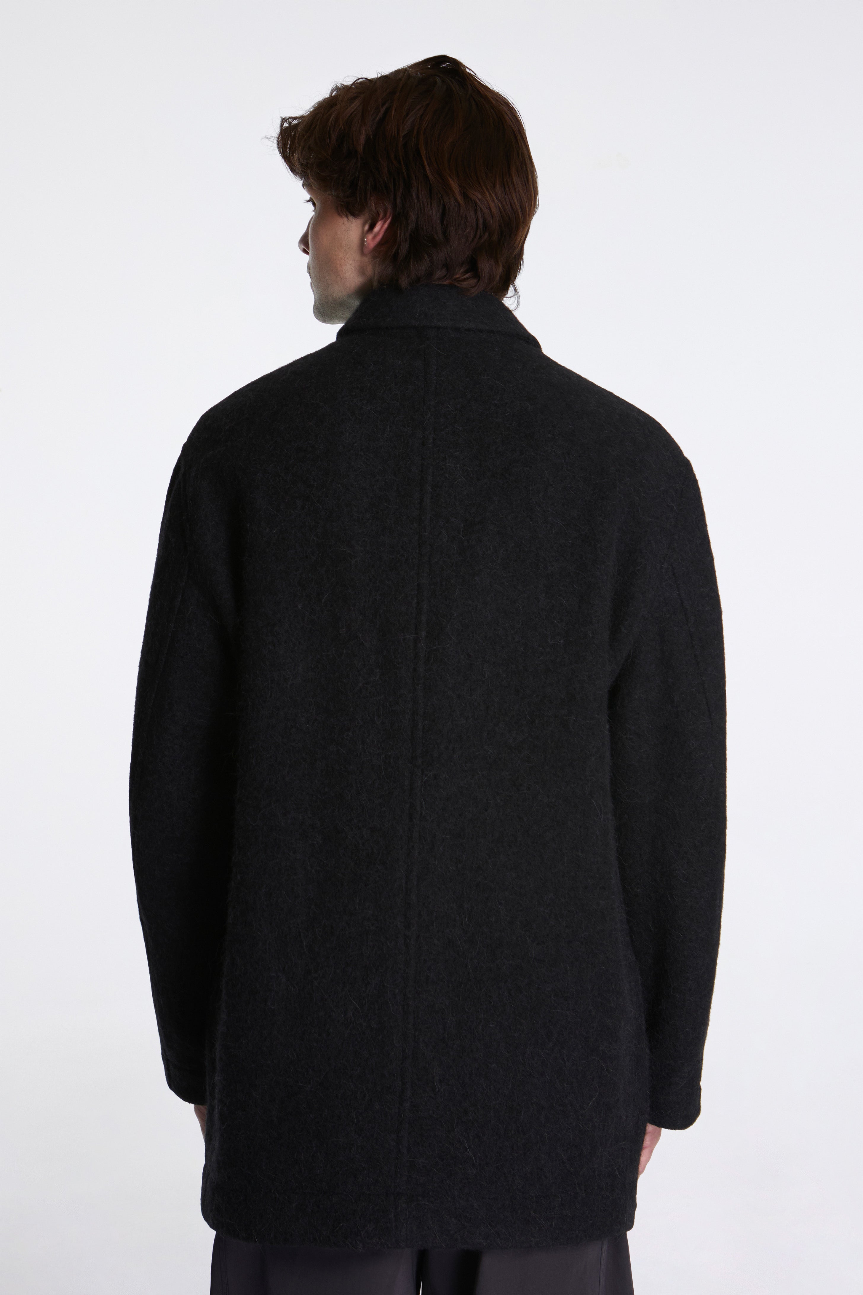 Felt Wool Jacket Black