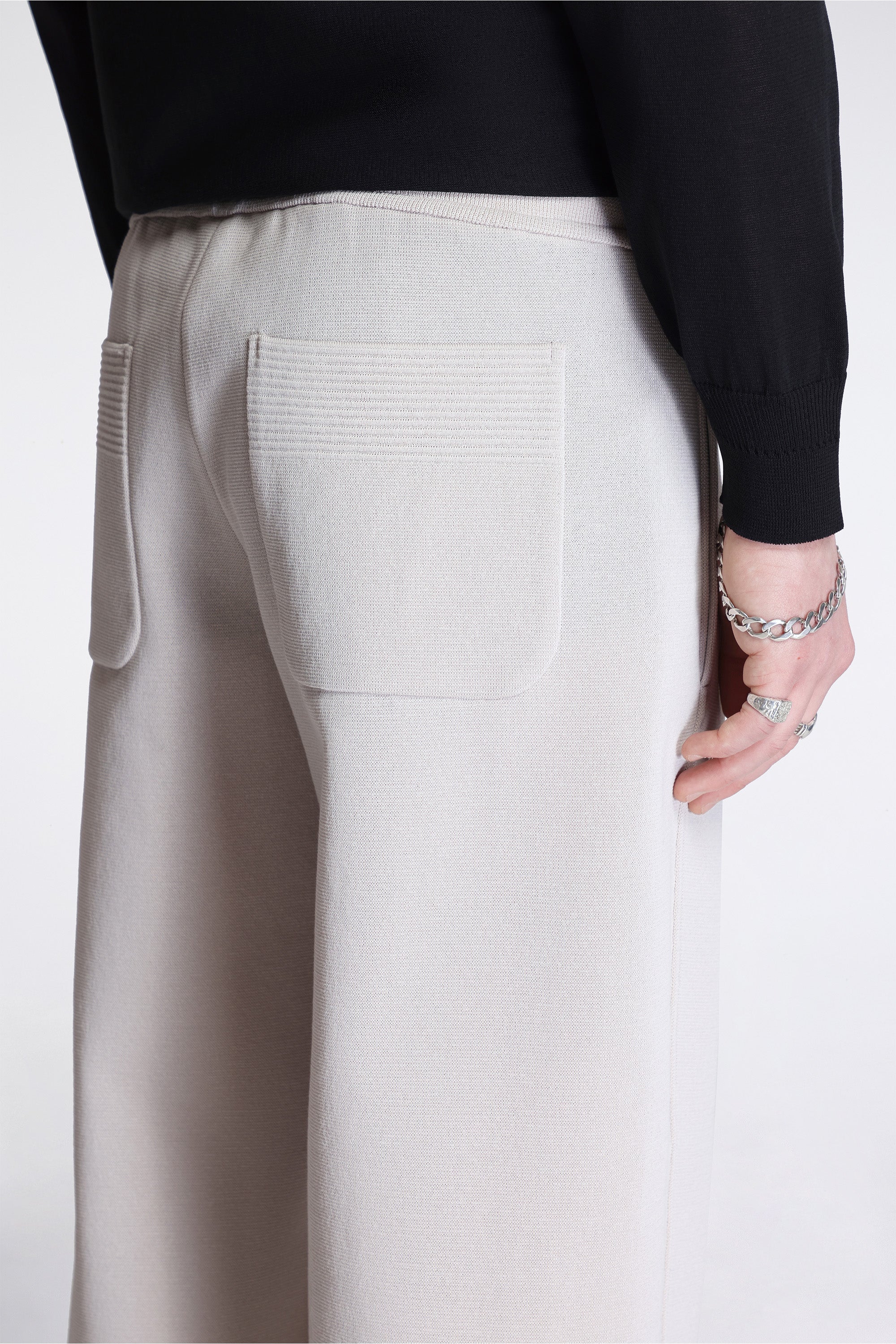 Tc Milan Curved Pants Linen Beige