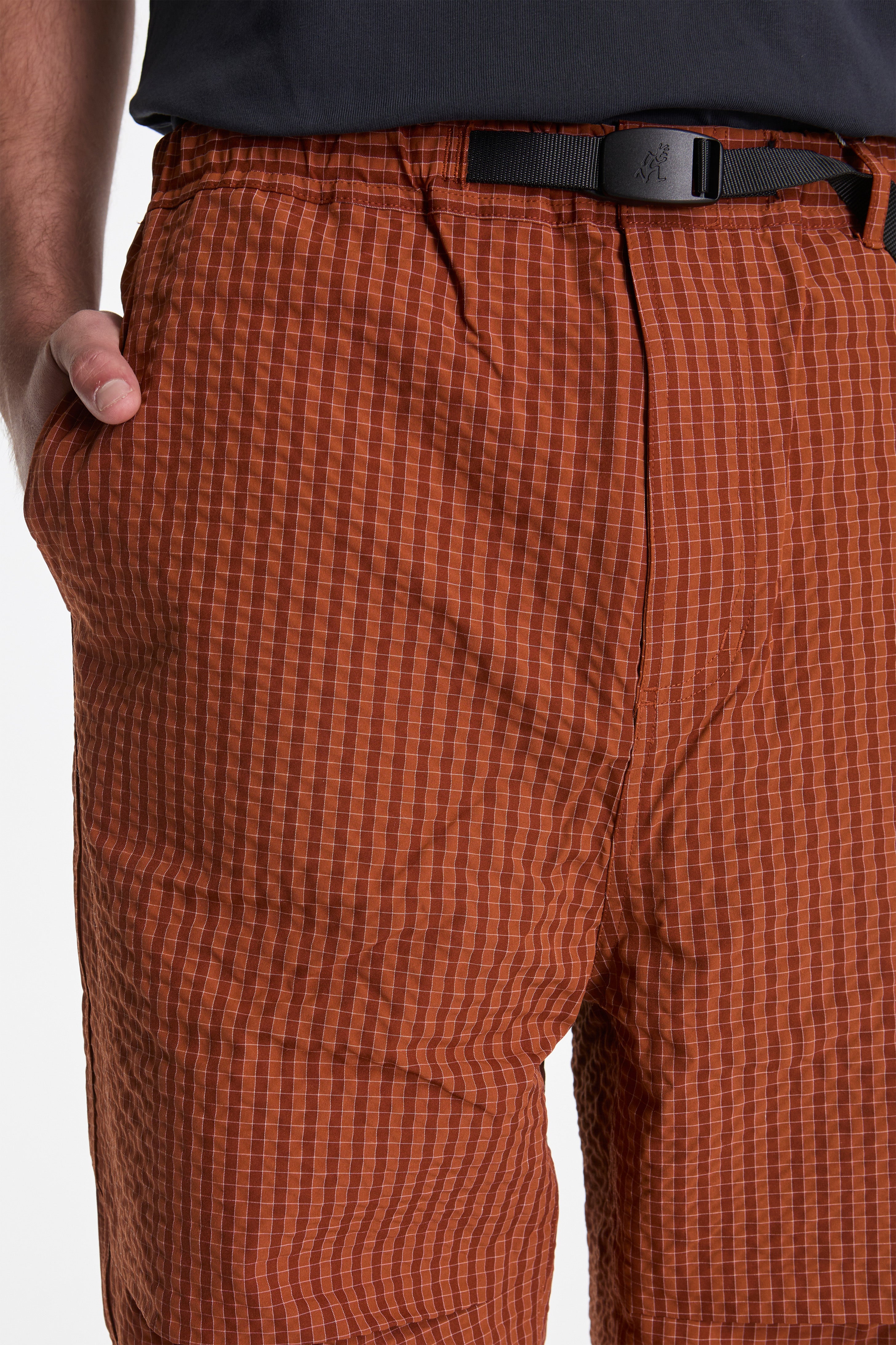 Northside Plaid Pant Brick