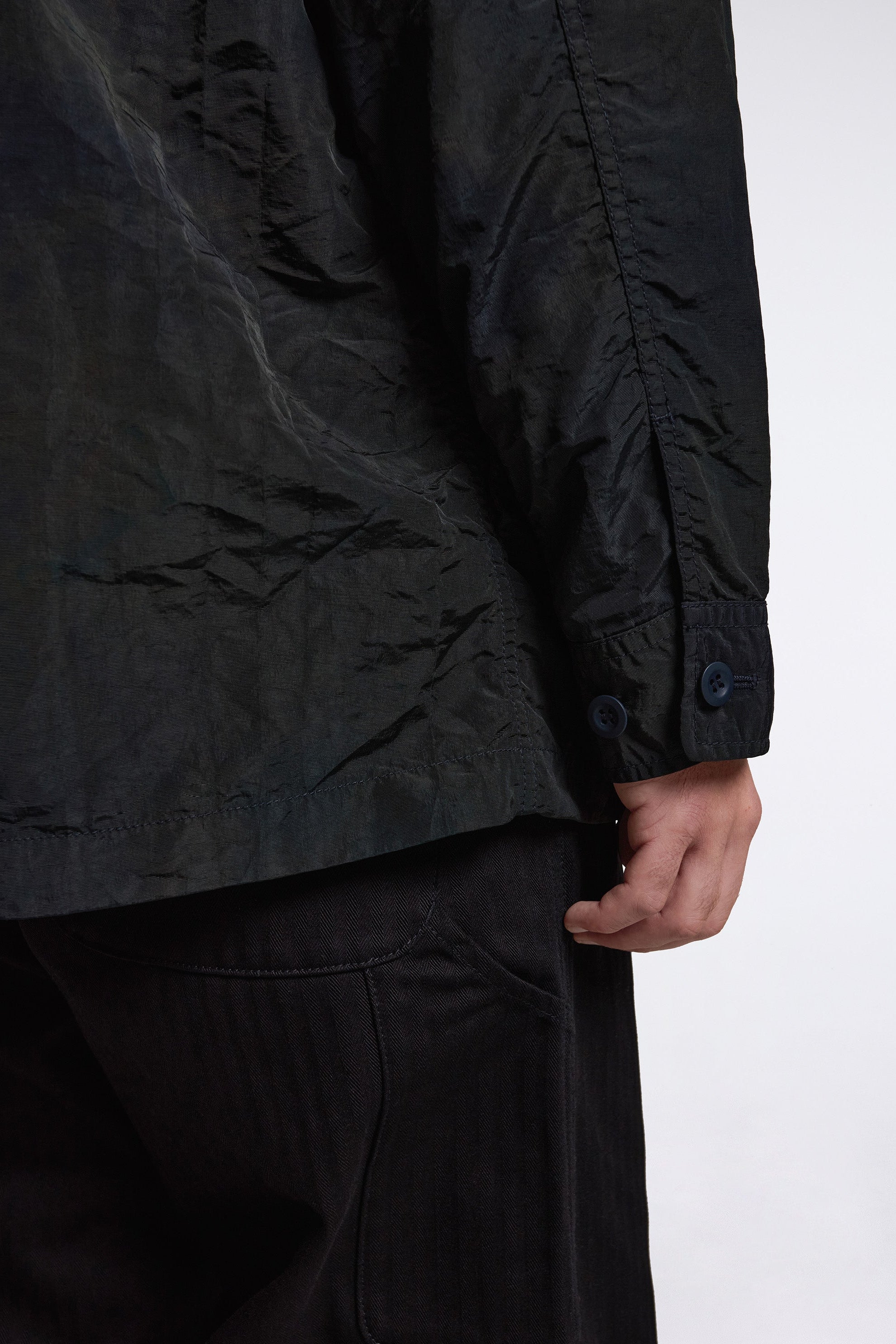Nylon Overshirt Navy