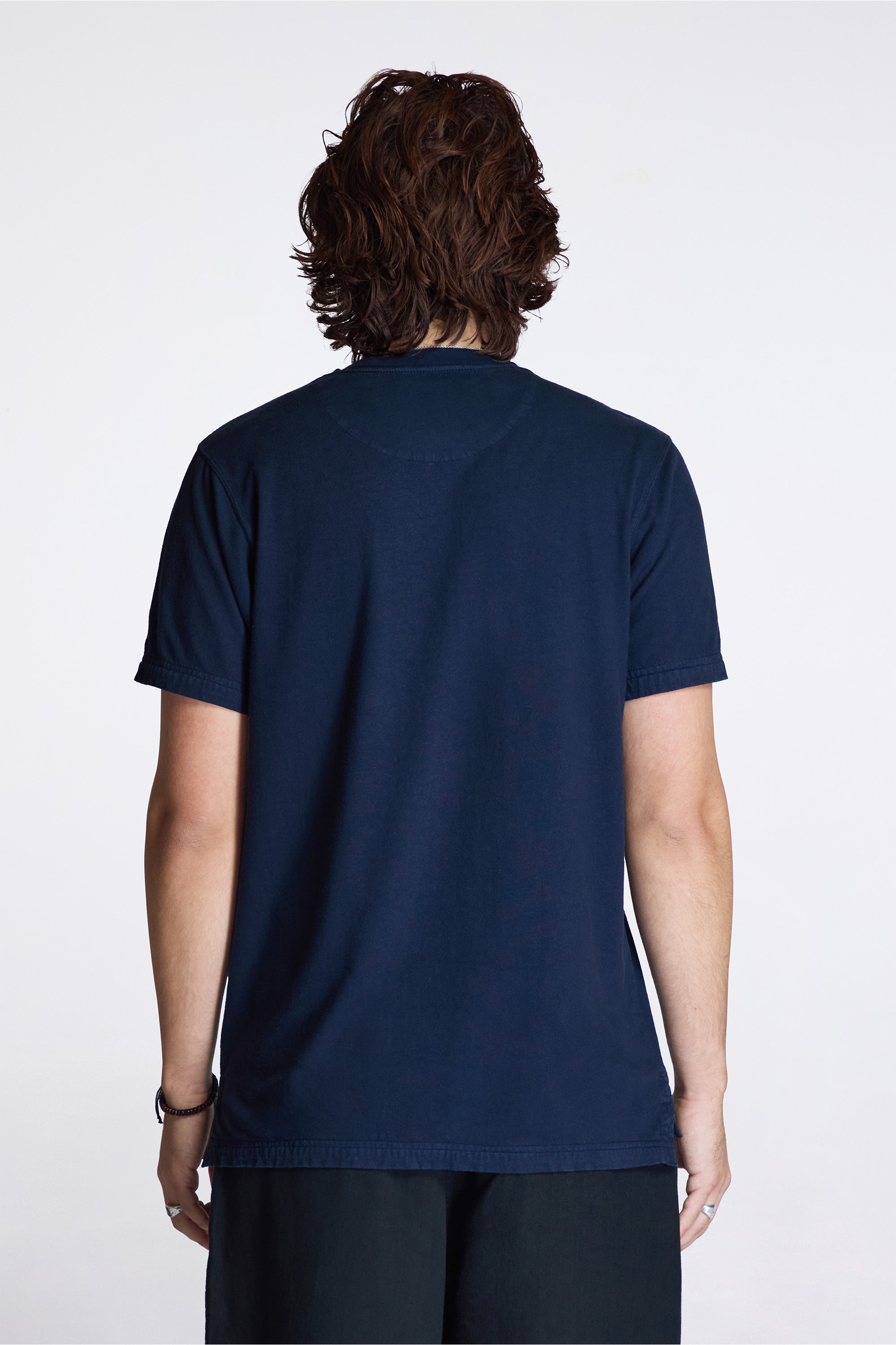 Cotton Hemp S/S T-Shirt Navy