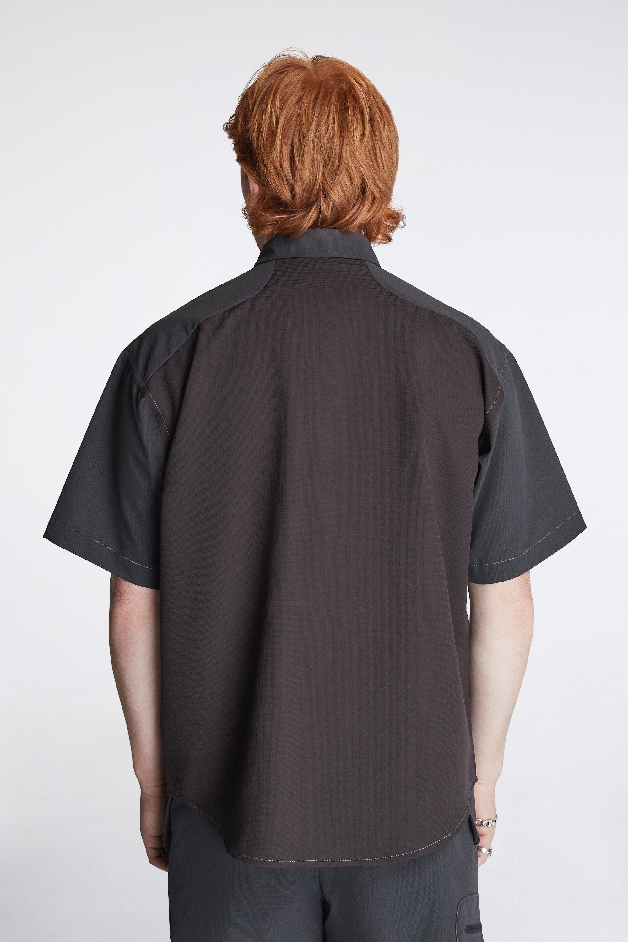 Roa × And Wander Breathable Shirt Charcoal