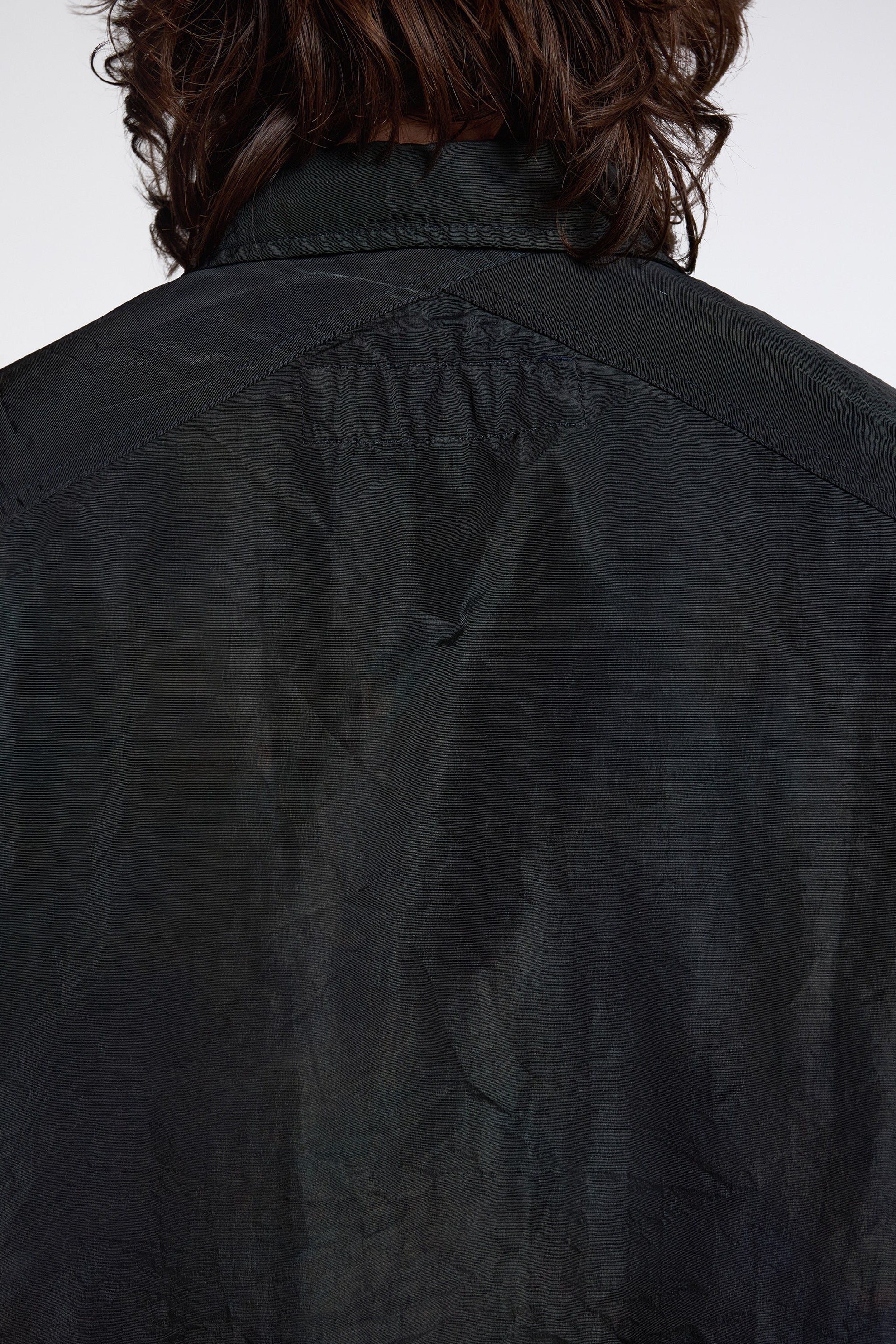 Nylon Overshirt Navy