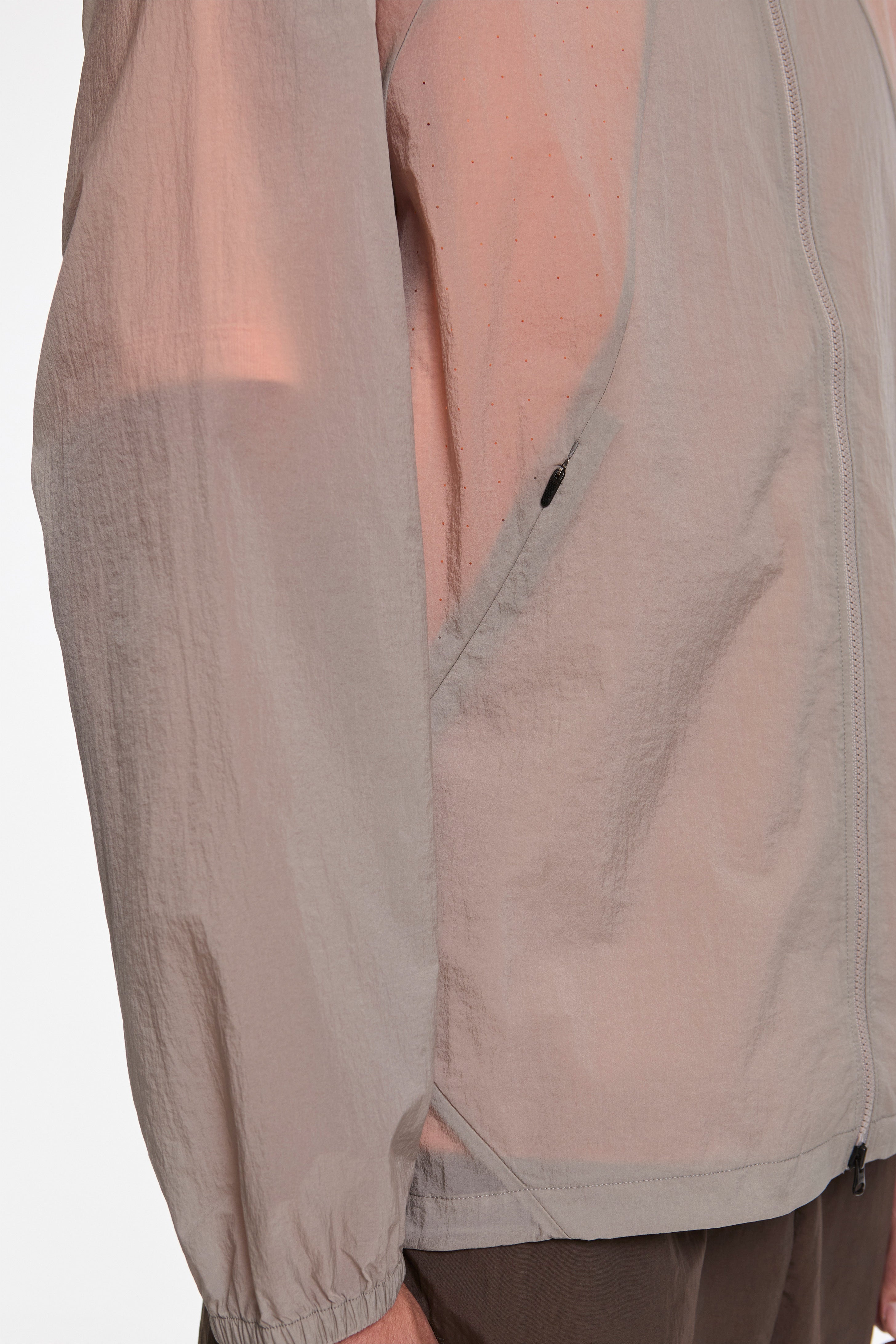 Sheer Nylon Wind Jacket Arid Beige
