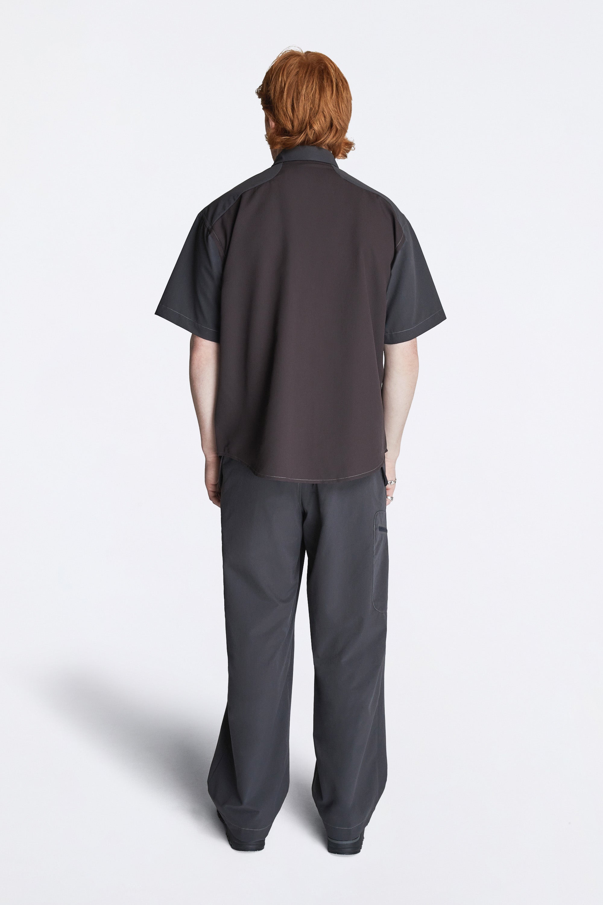 Roa × And Wander Breathable Shirt Charcoal