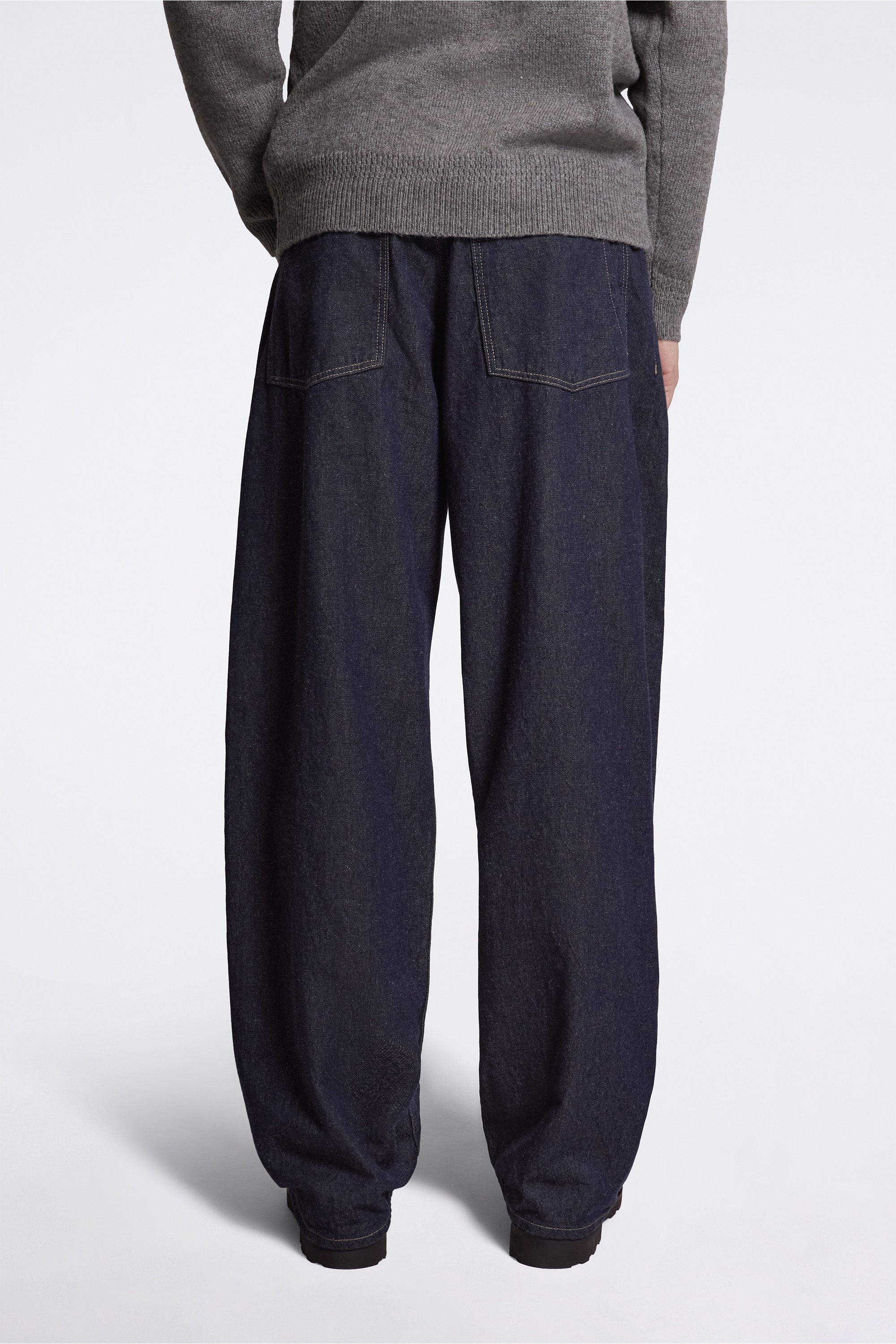 Nordmarka Broken Twill Cotton Linen Denim Jean Indigo