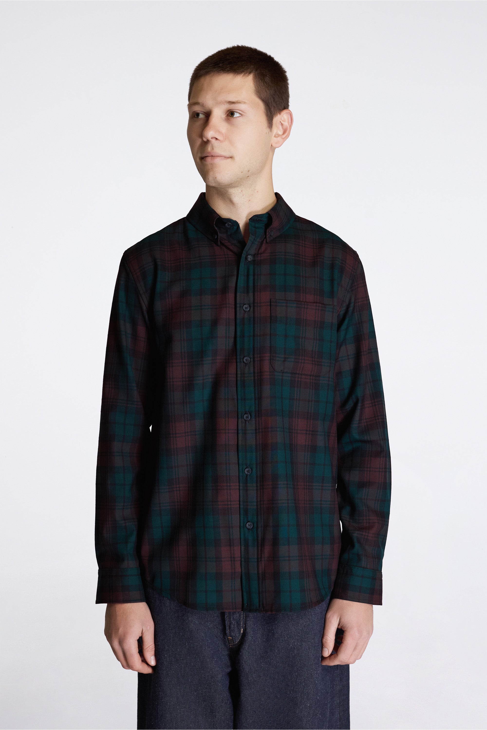 Sir Pendleton Shirt Brown Watch Tartan
