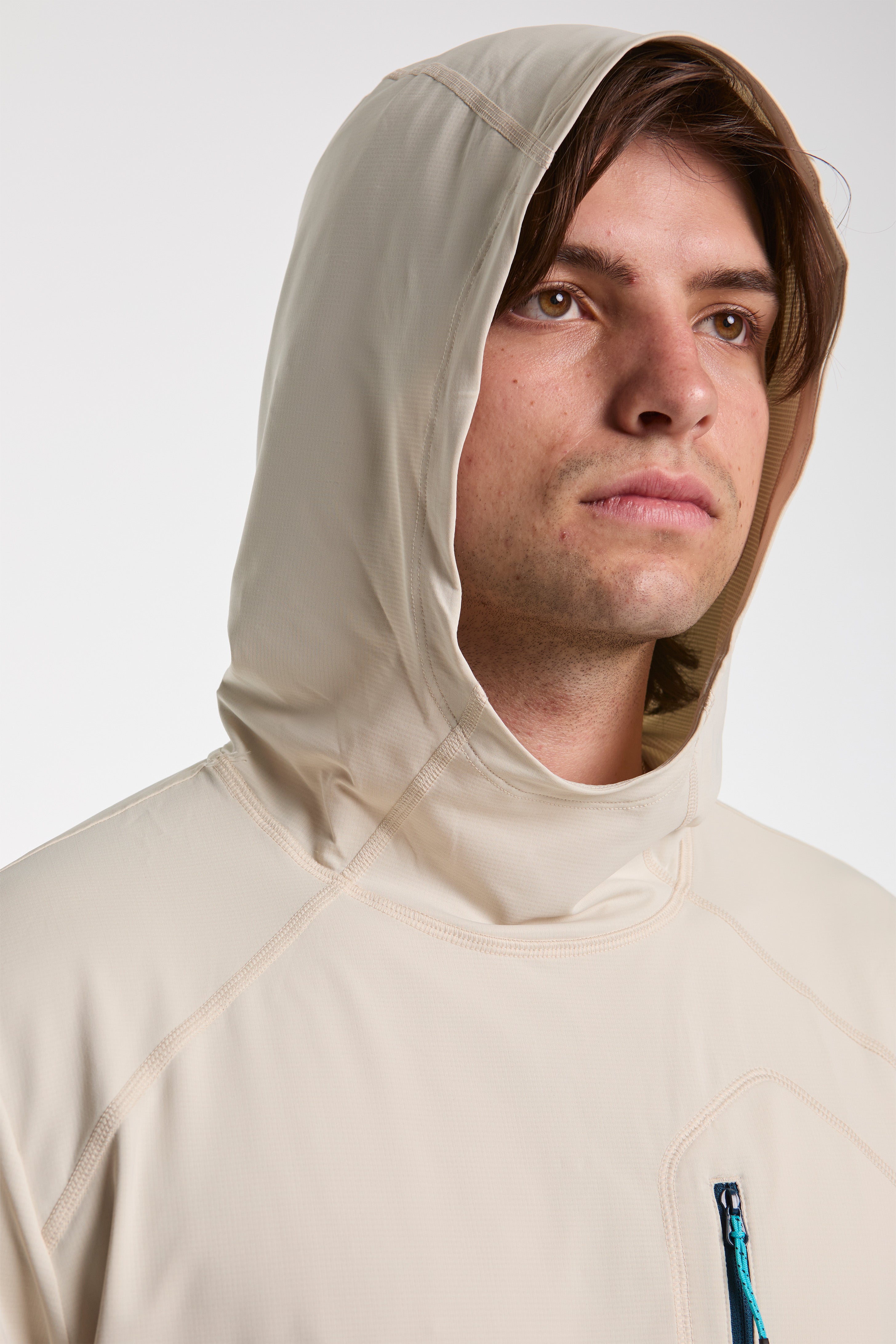 Sun Hoodie Mens Bone White