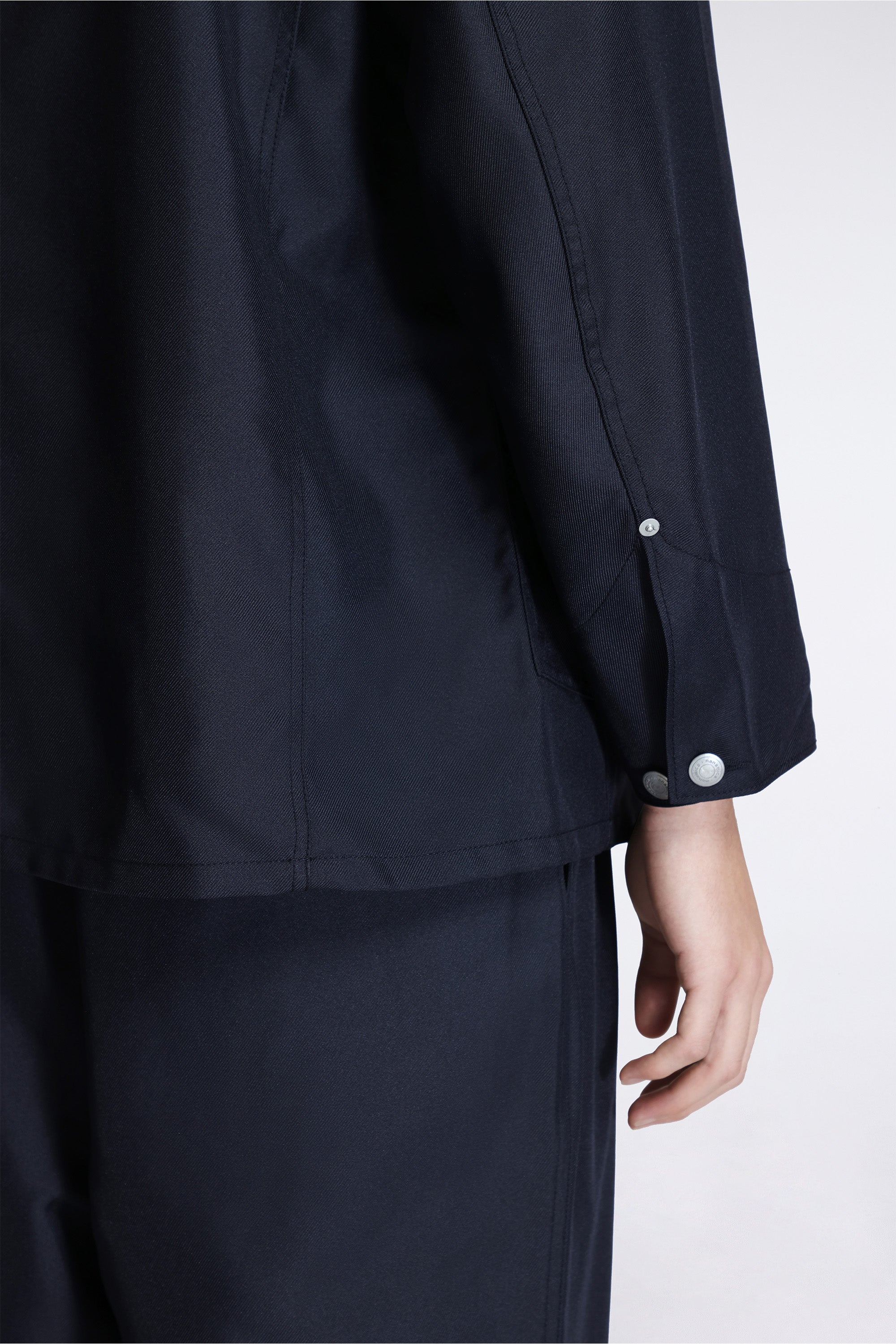 Polyester Twill Coverall Jacket Dark Navy