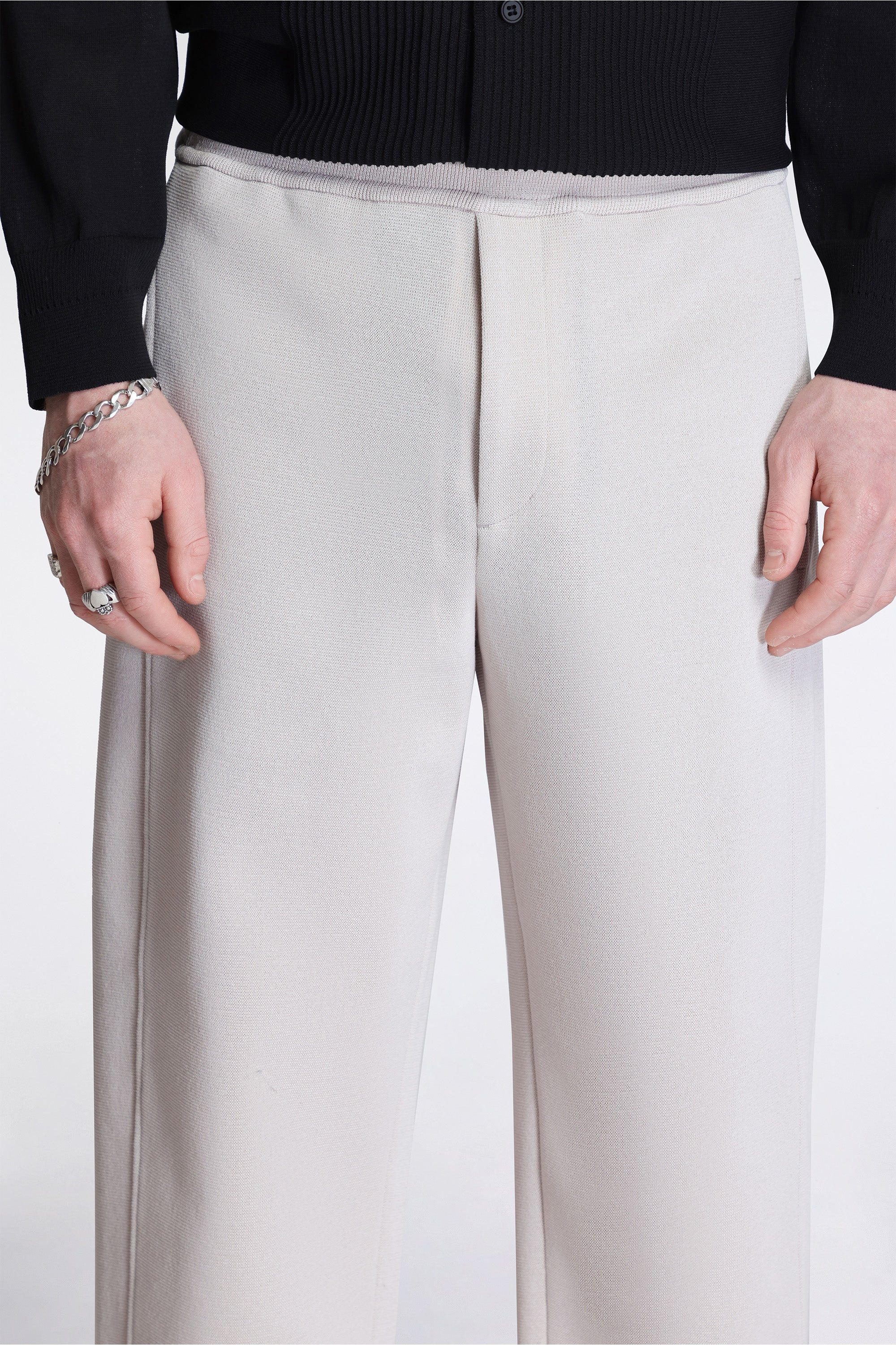 Tc Milan Curved Pants Linen Beige