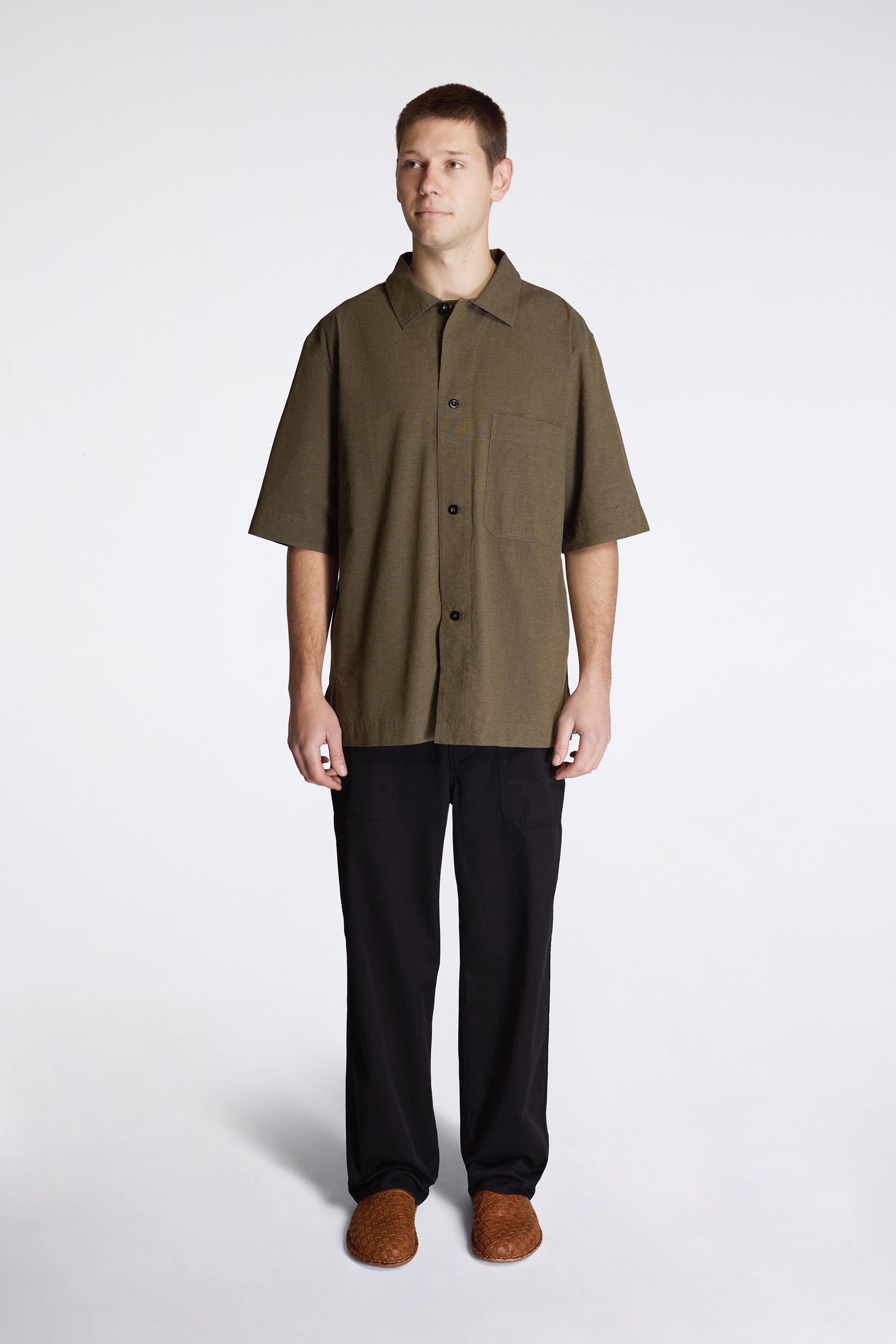 MHL S/S Pj Shirt Moss