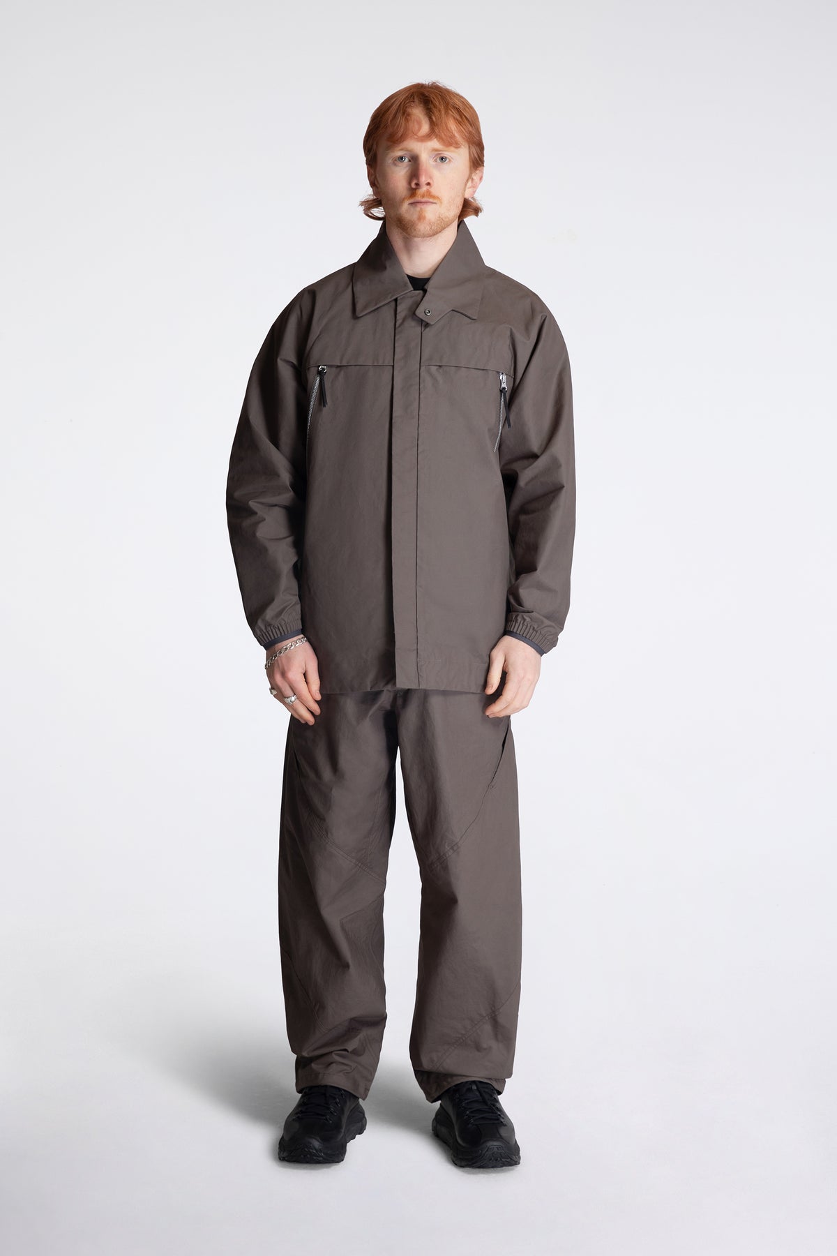High Density Cotton Helicoid Pants Falcon