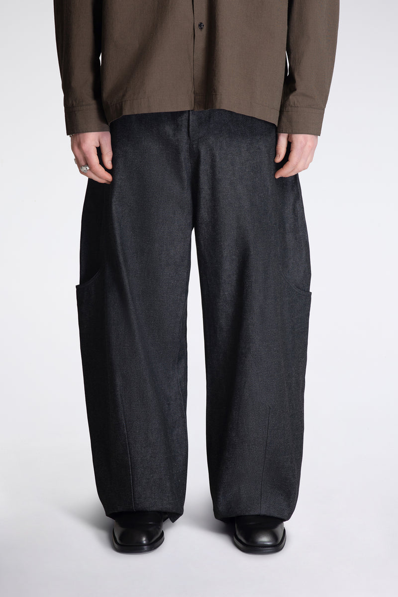 Malay Trouser Raw Black