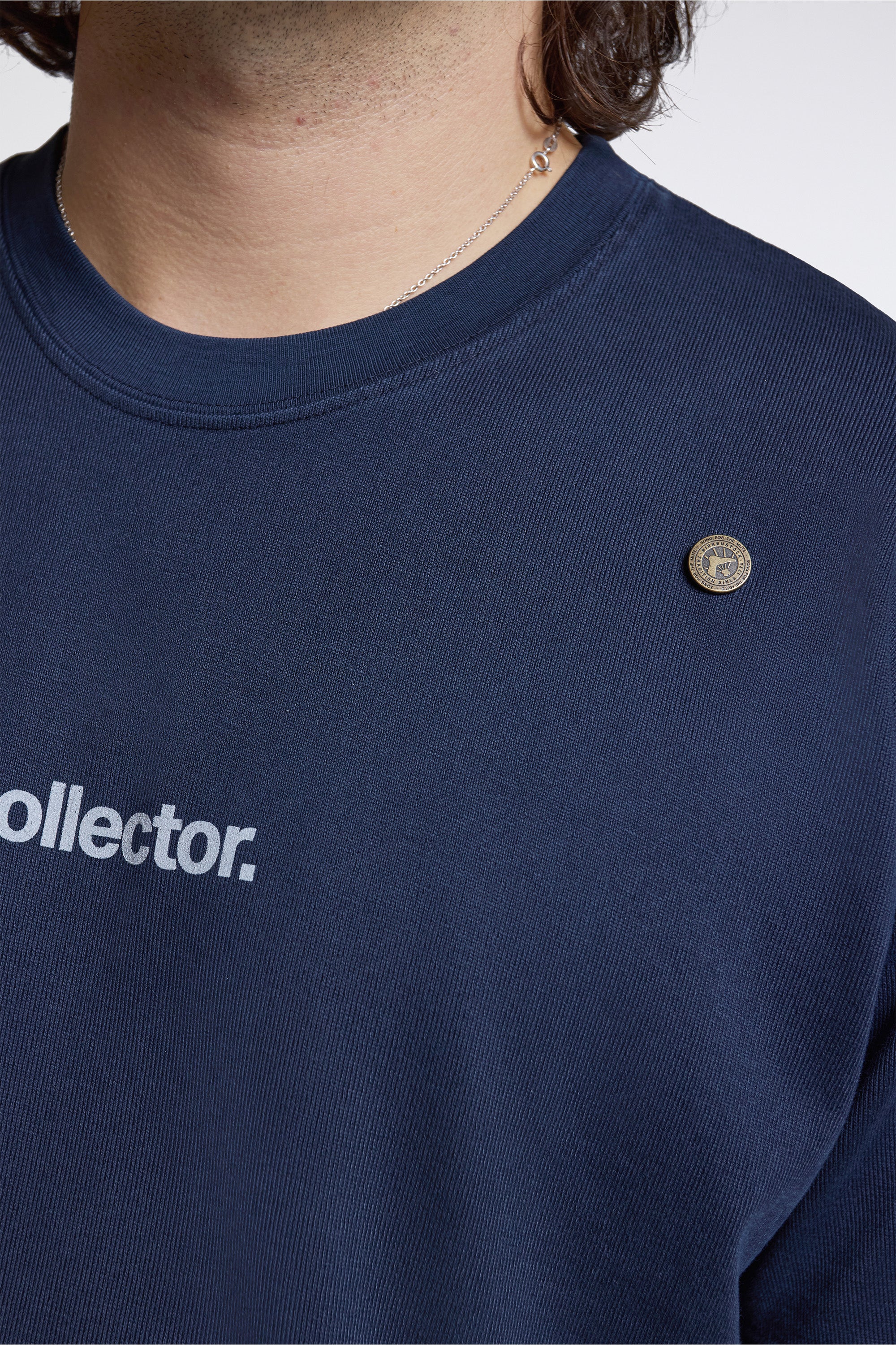 ''The Collector'' Classic T-Shirt Overdyed Navy