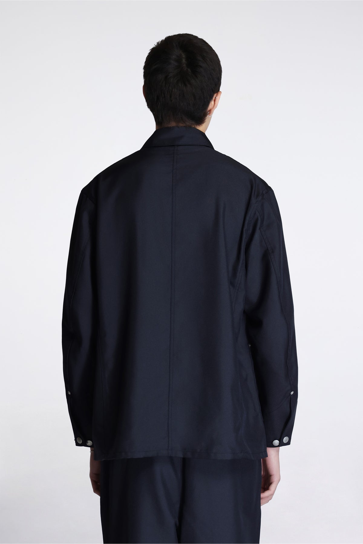 Polyester Twill Coverall Jacket Dark Navy