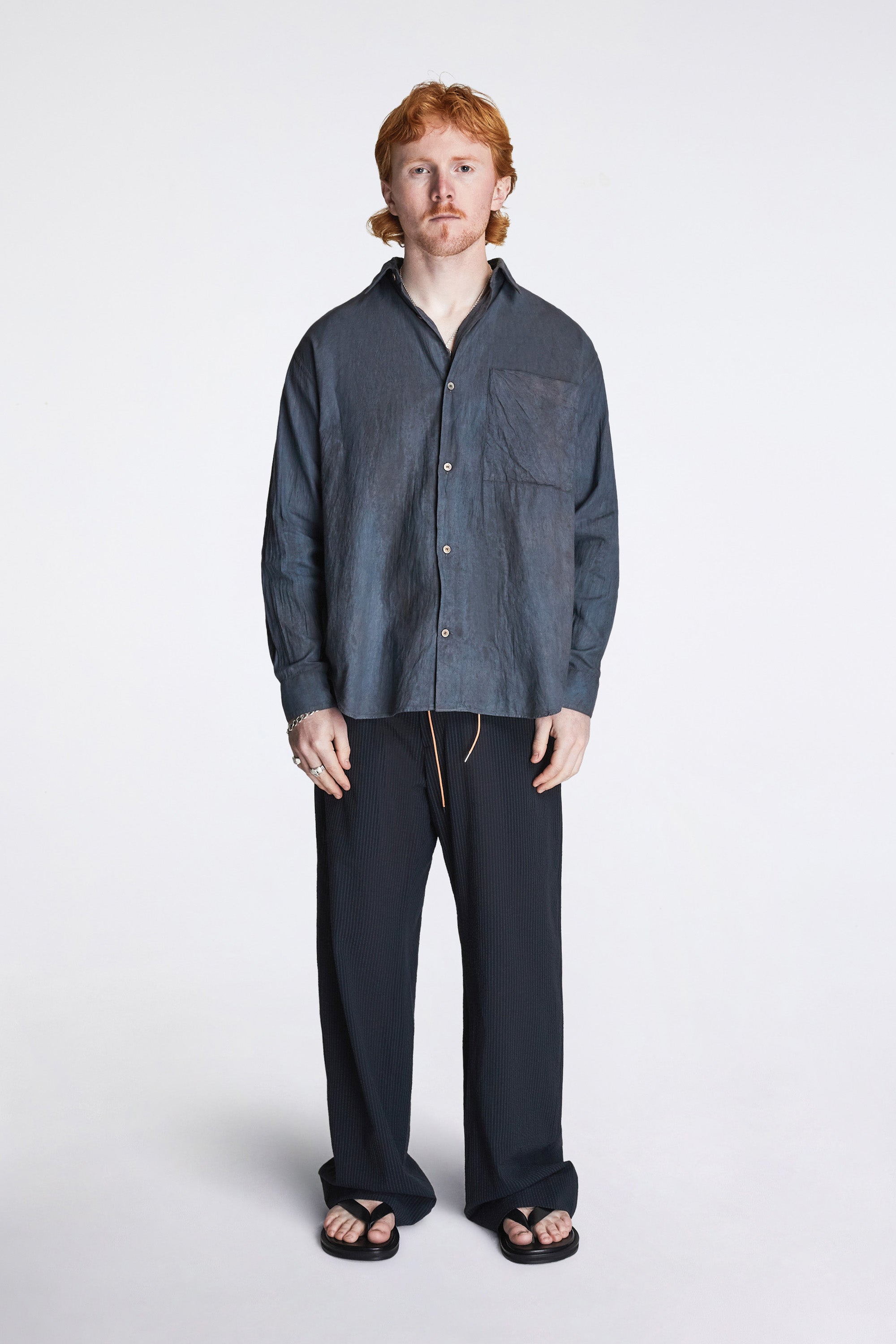 Eternal Shirt Organic Cotton Plum X Indigo Mud Splash