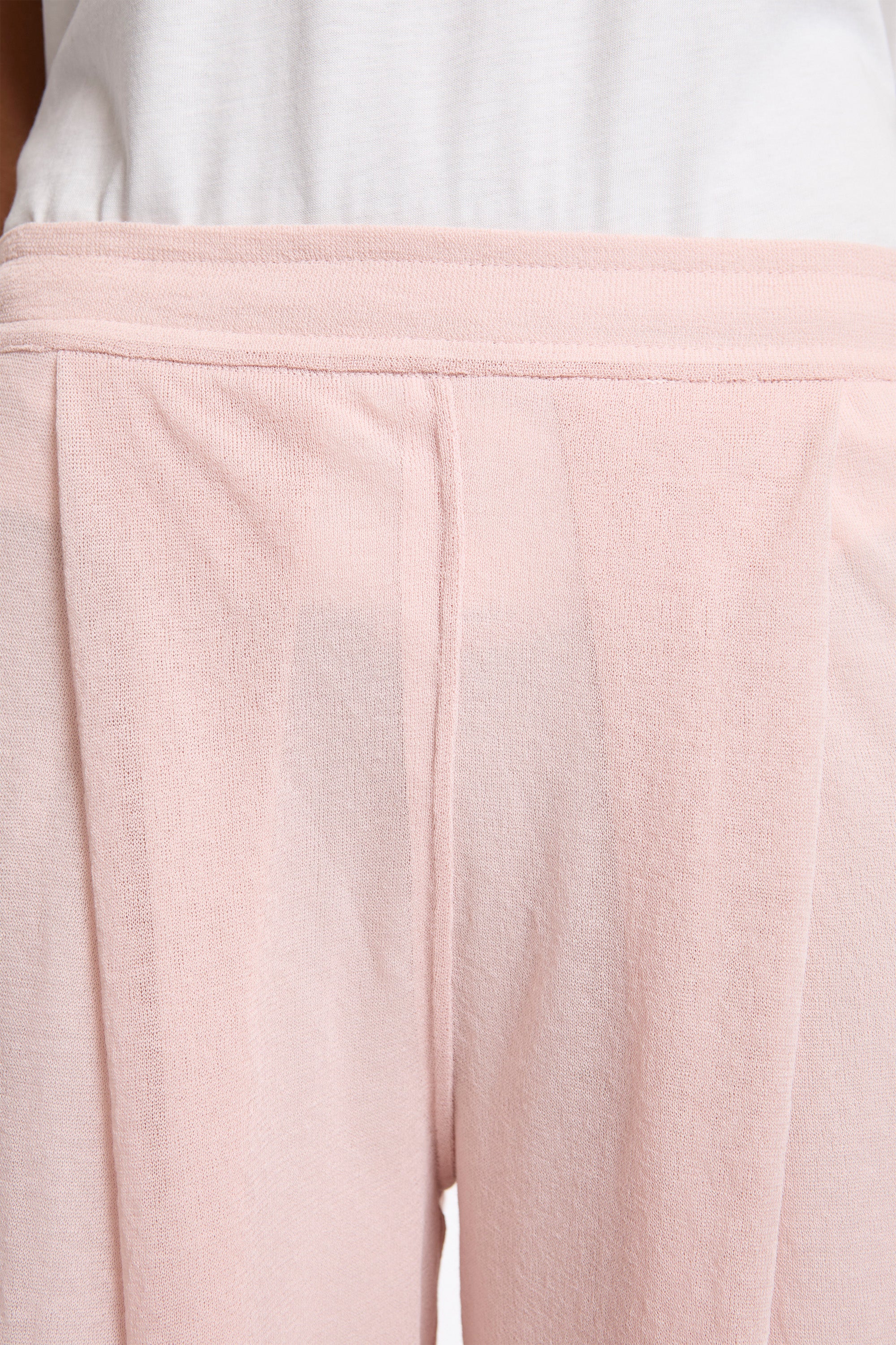 Tc Lucent Semi Wide Pants Eggshell Pink