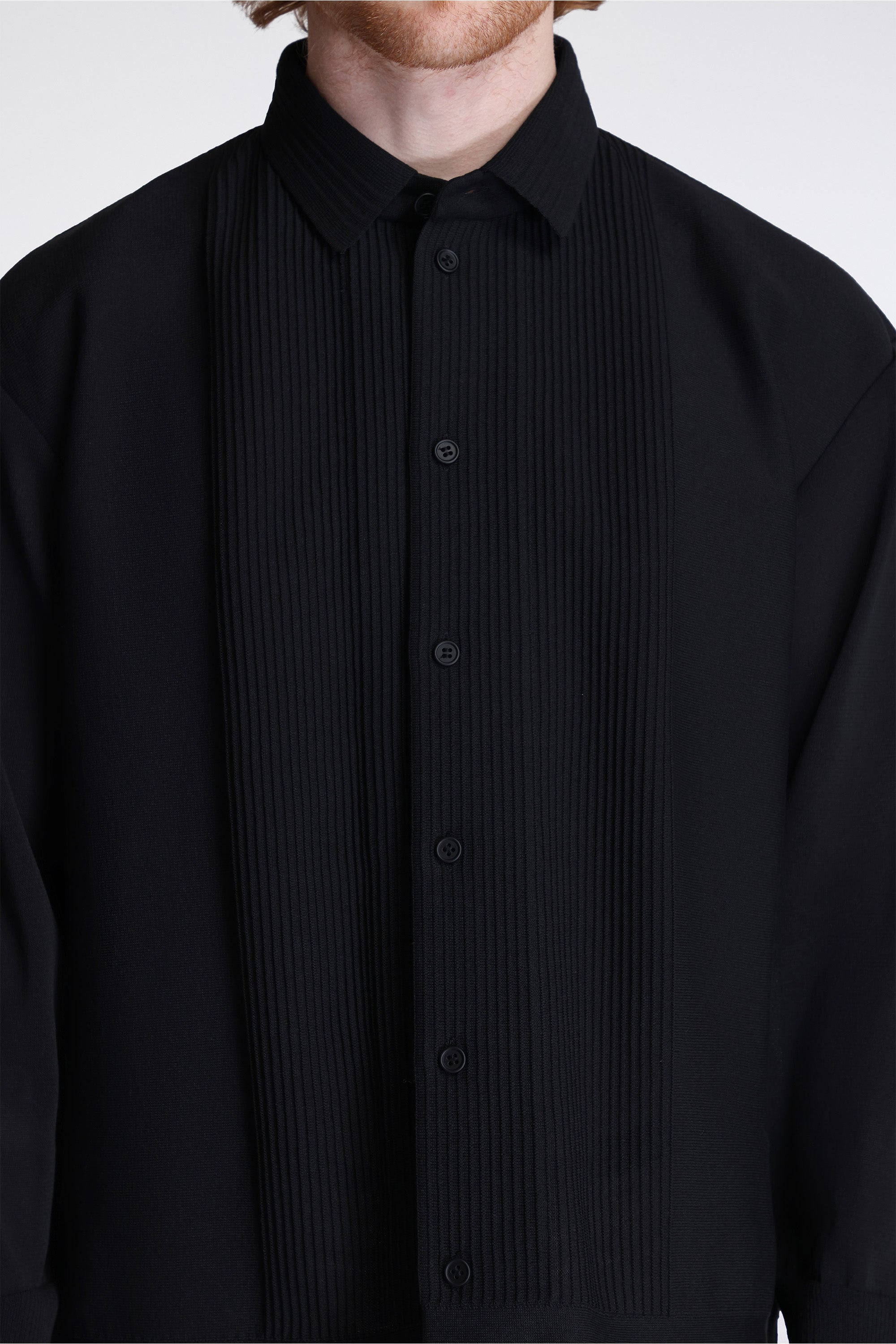 Tc Soft Hypha Tuck Front Shirt Black
