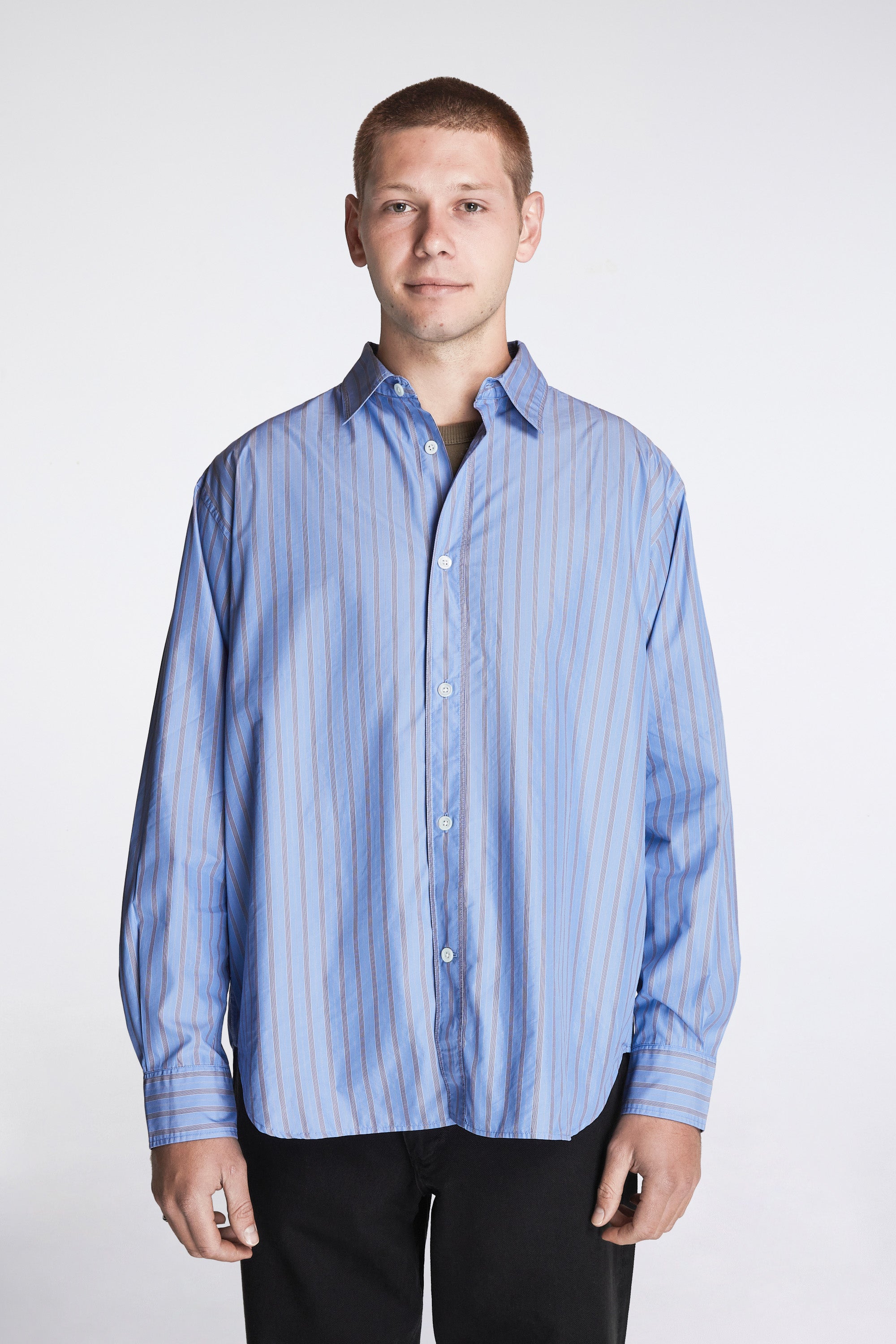 Espevik Fine Oversize Shirt Bel Air Blue