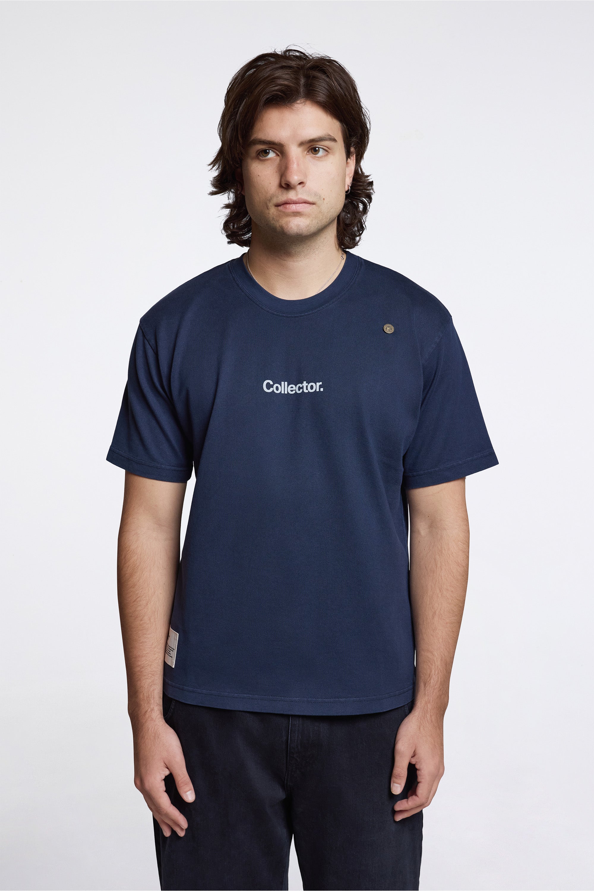 ''The Collector'' Classic T-Shirt Overdyed Navy